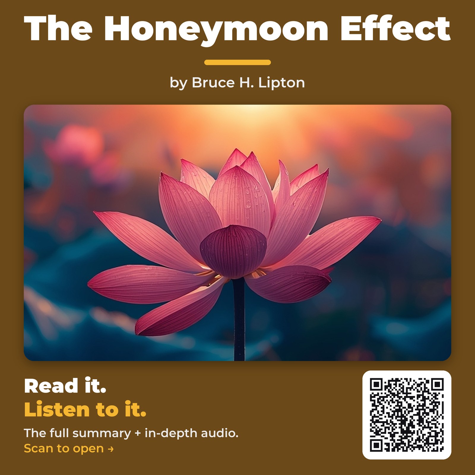 The Honeymoon Effect — by Bruce H. Lipton