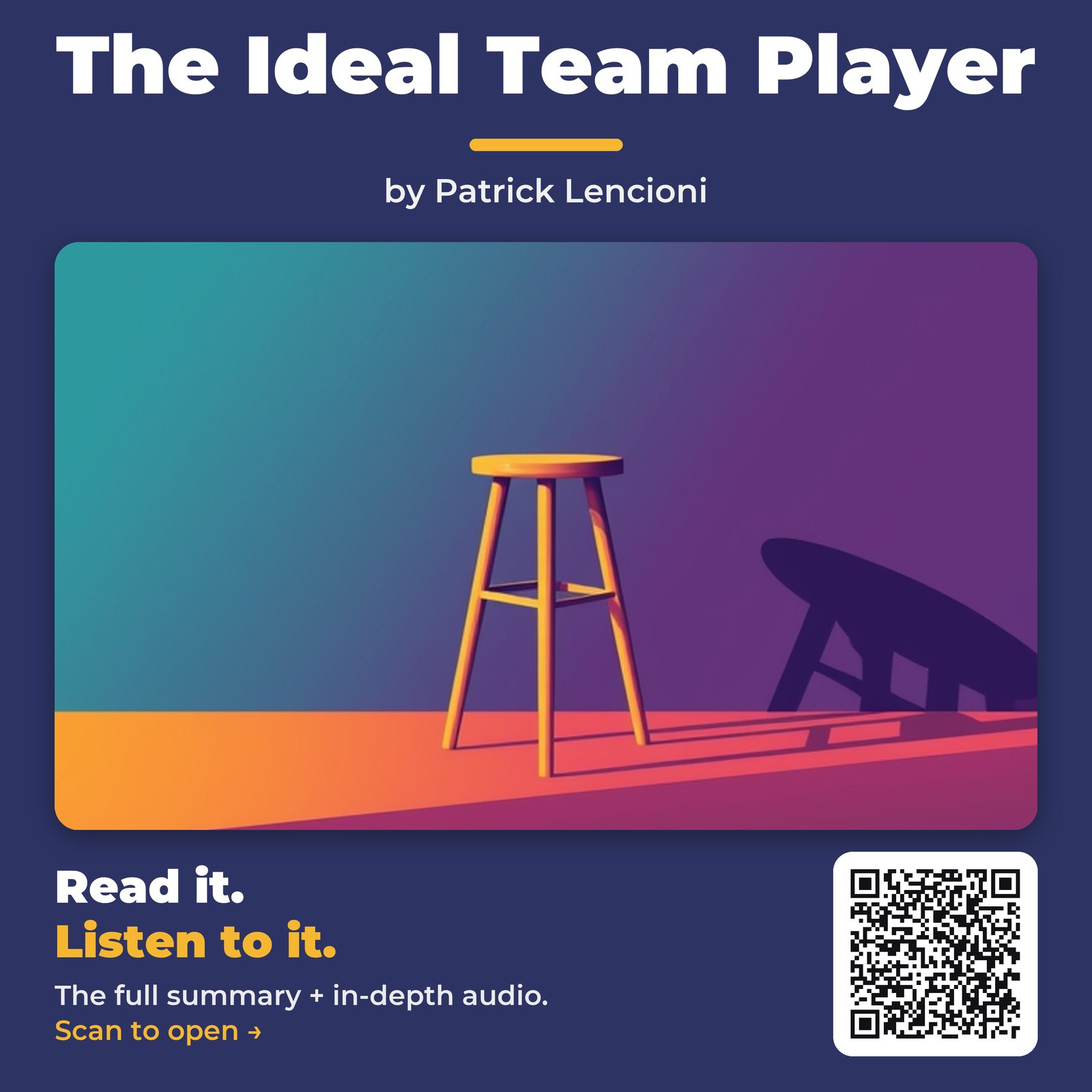 The Ideal Team Player — by Patrick Lencioni