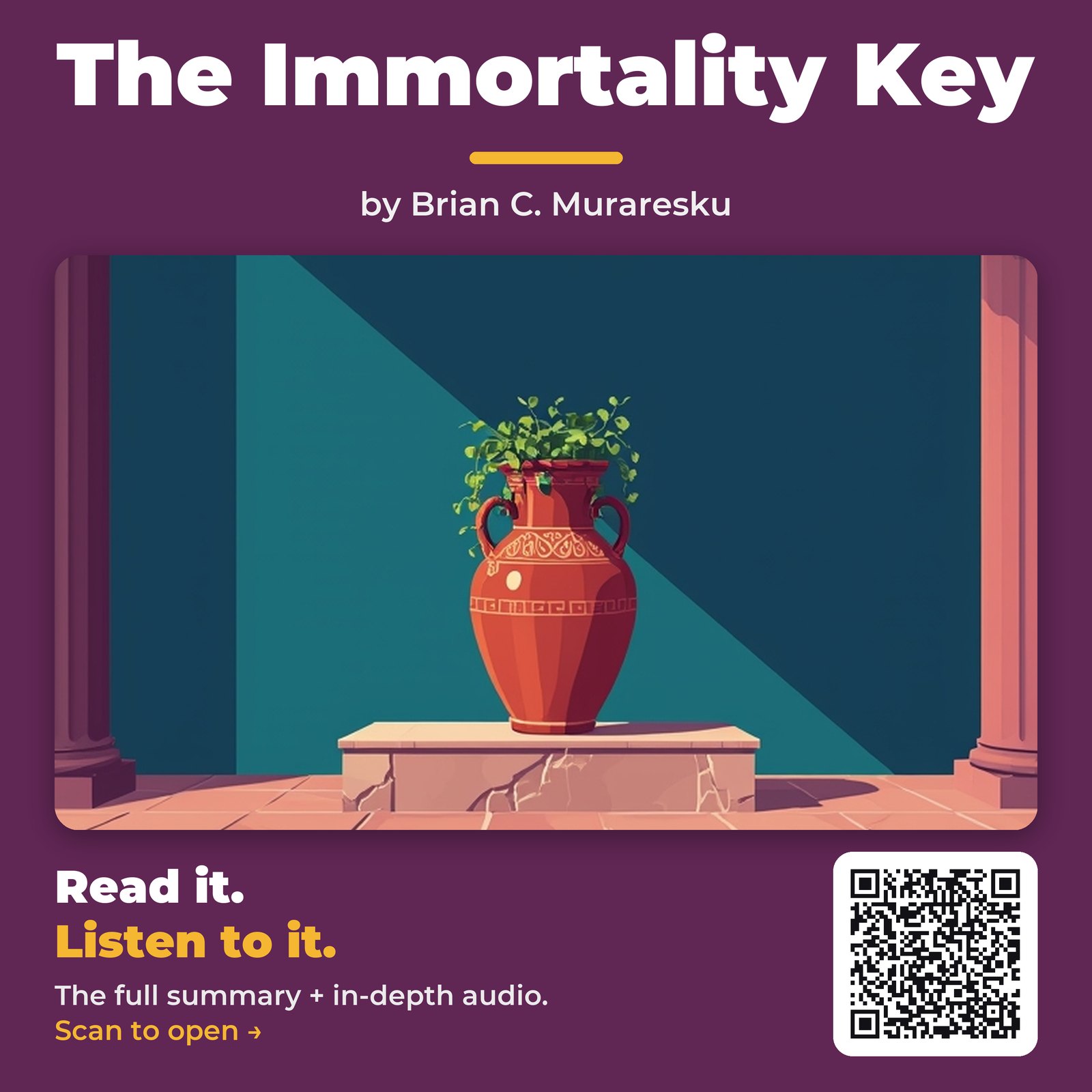 The Immortality Key — by Brian C. Muraresku