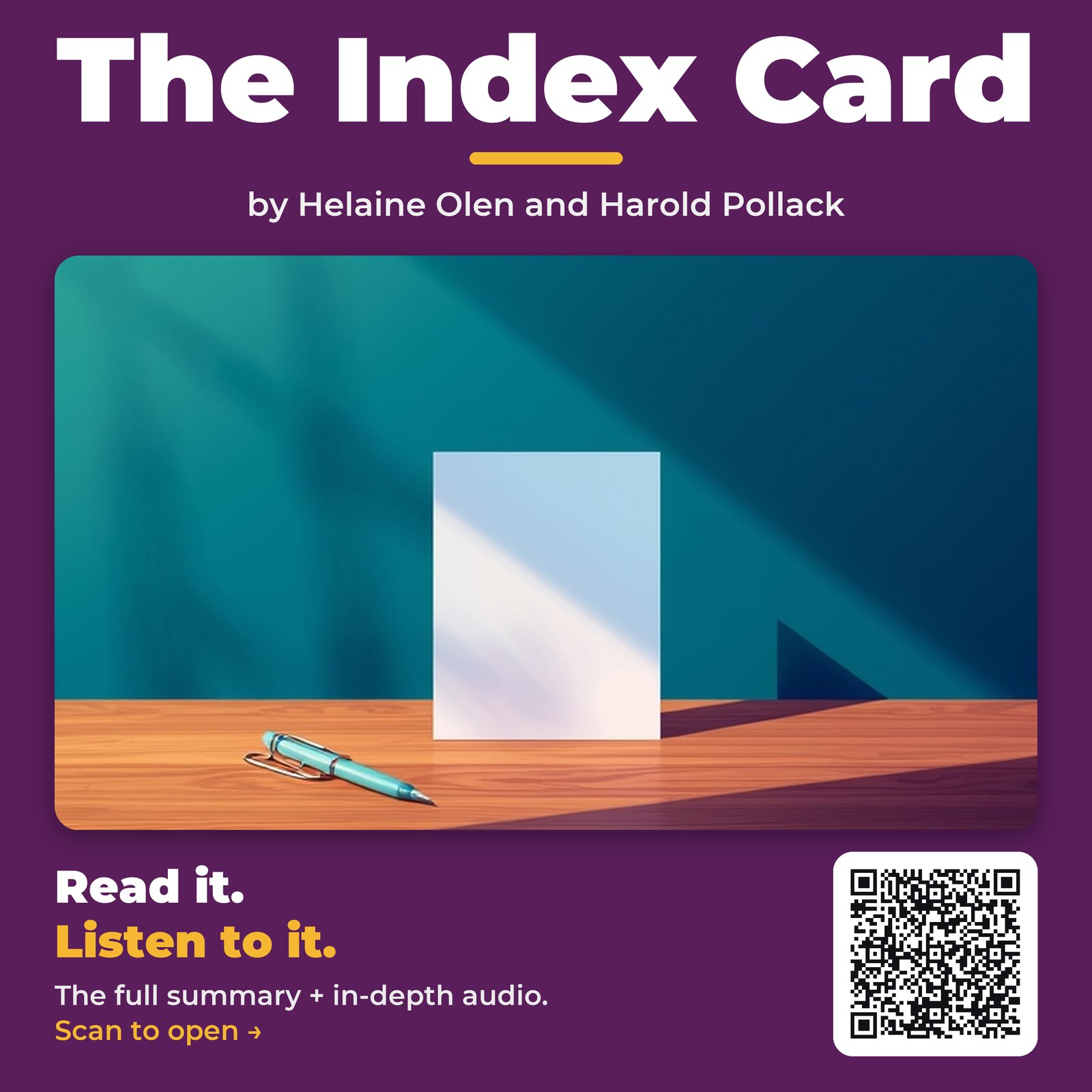 The Index Card — by Helaine Olen and Harold Pollack