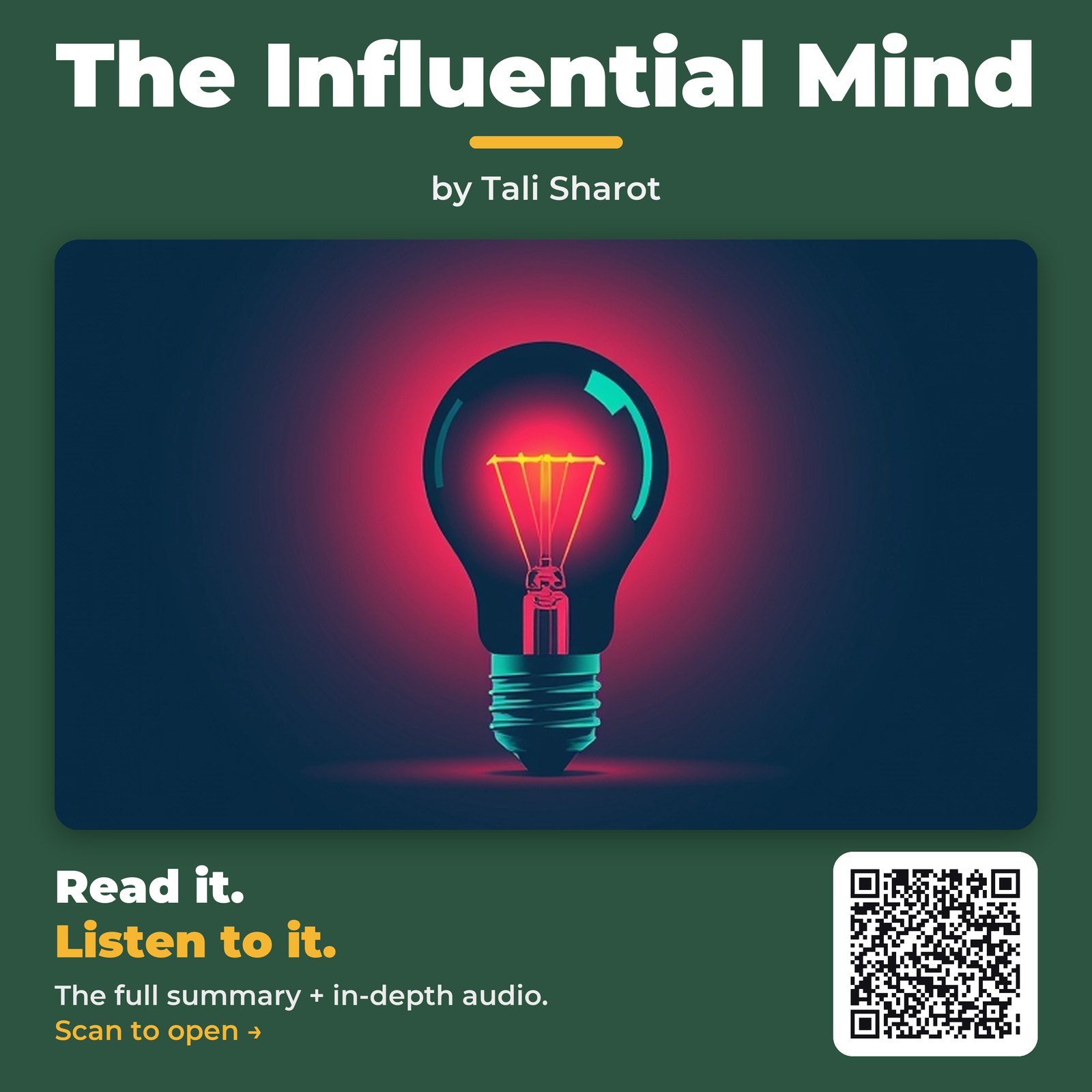 The Influential Mind — by Tali Sharot