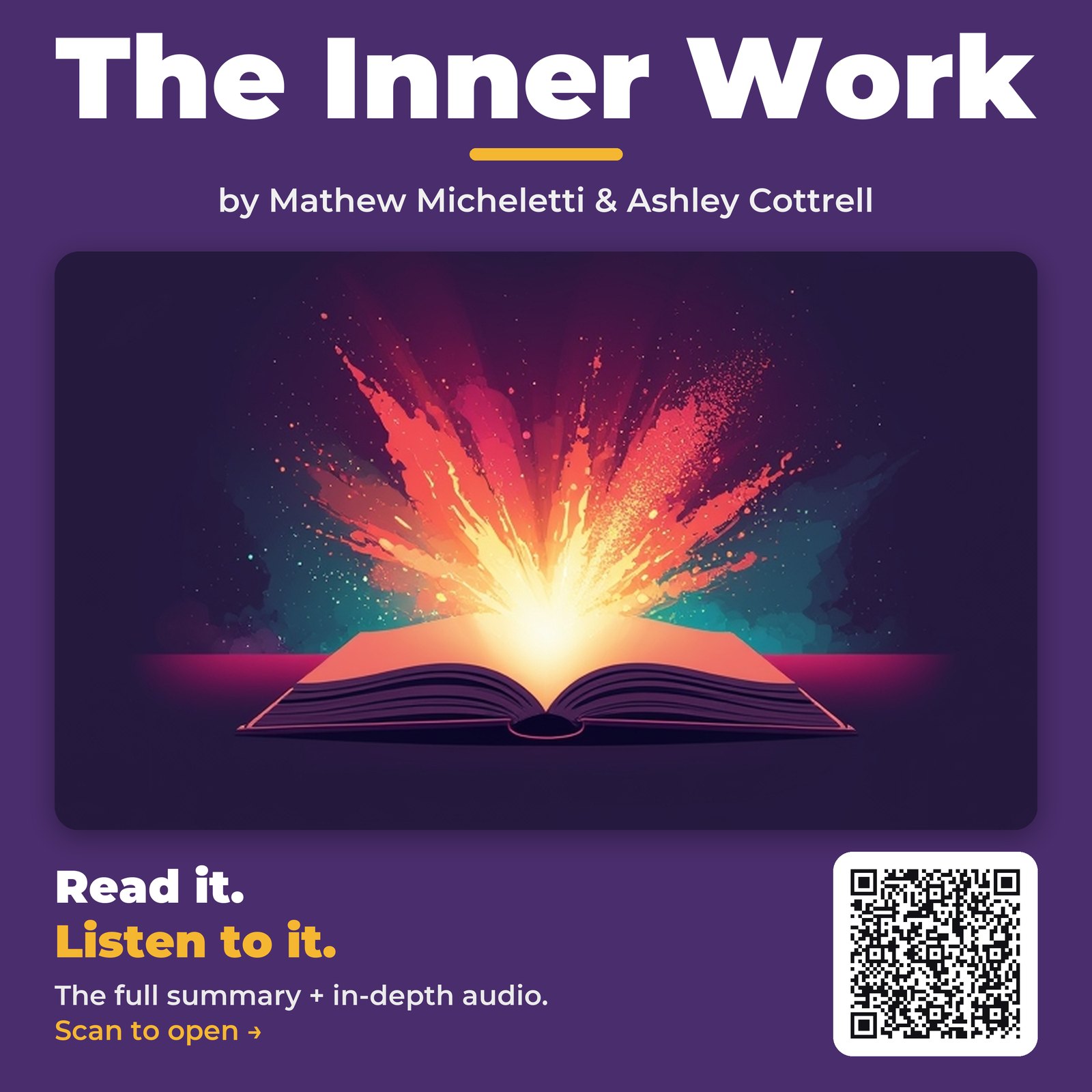 The Inner Work — by Mathew Micheletti & Ashley Cottrell
