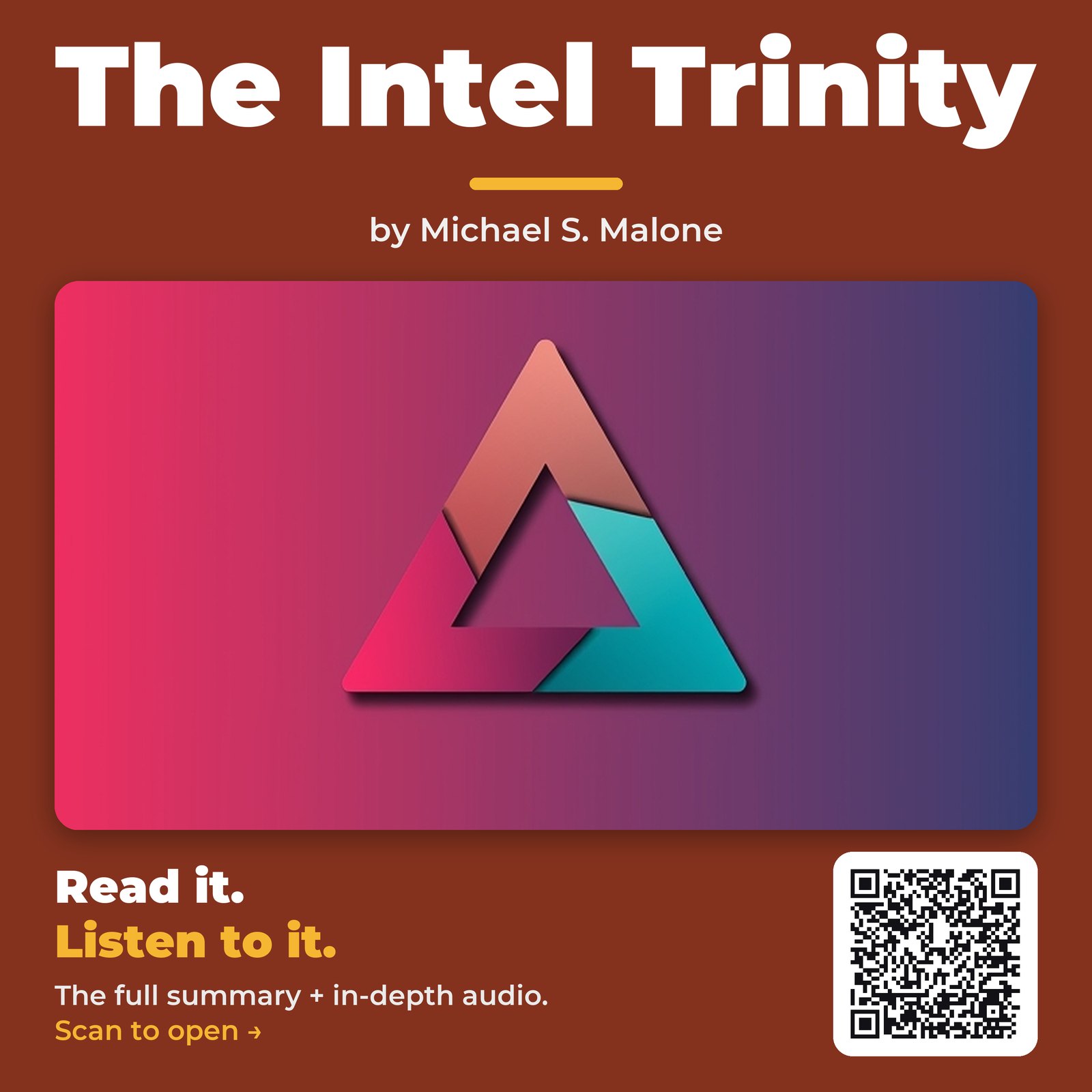 The Intel Trinity — by Michael S. Malone