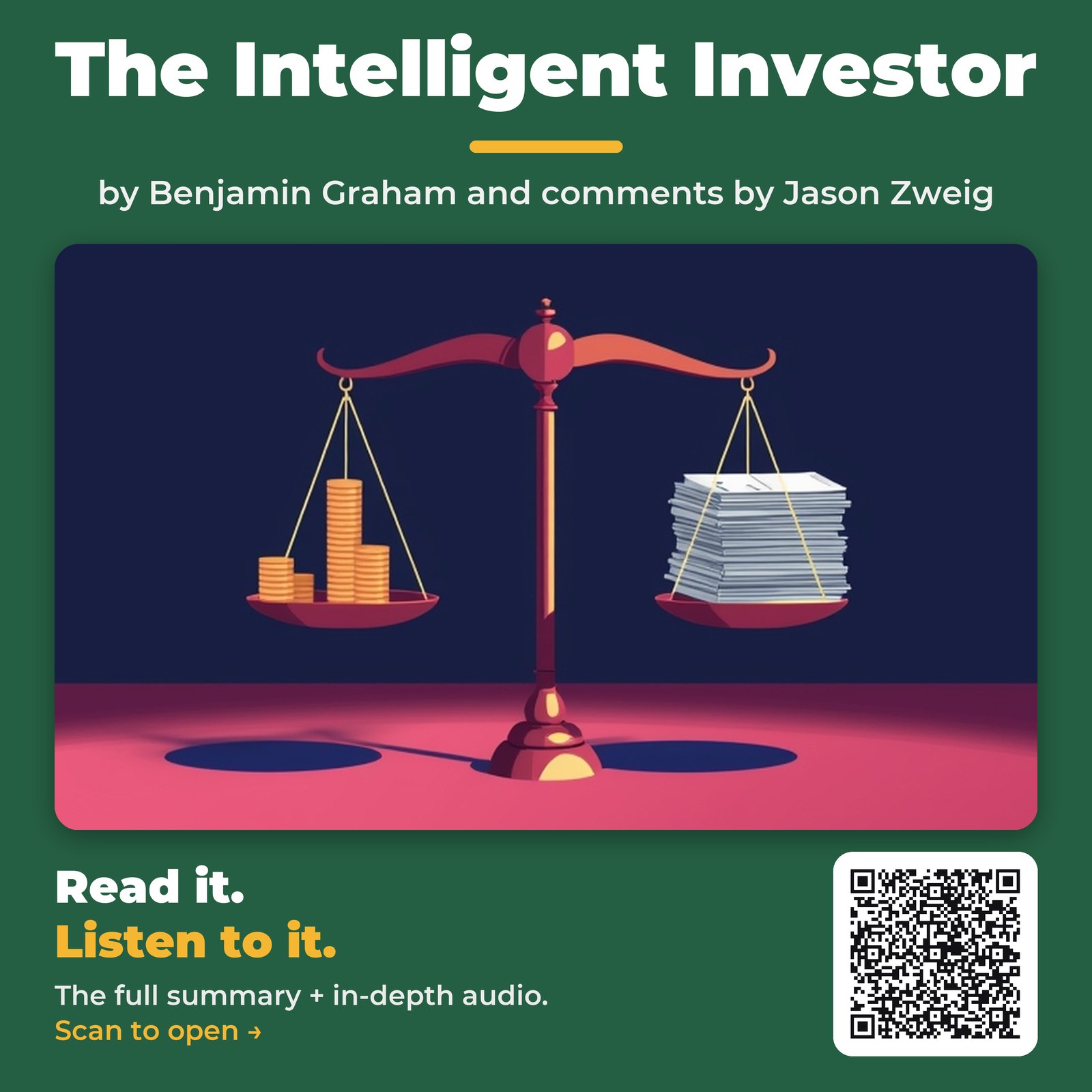 The Intelligent Investor — by Benjamin Graham and comments by Jason Zweig