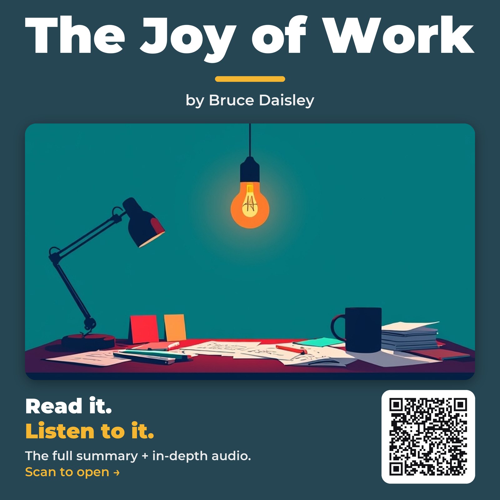 The Joy of Work — by Bruce Daisley
