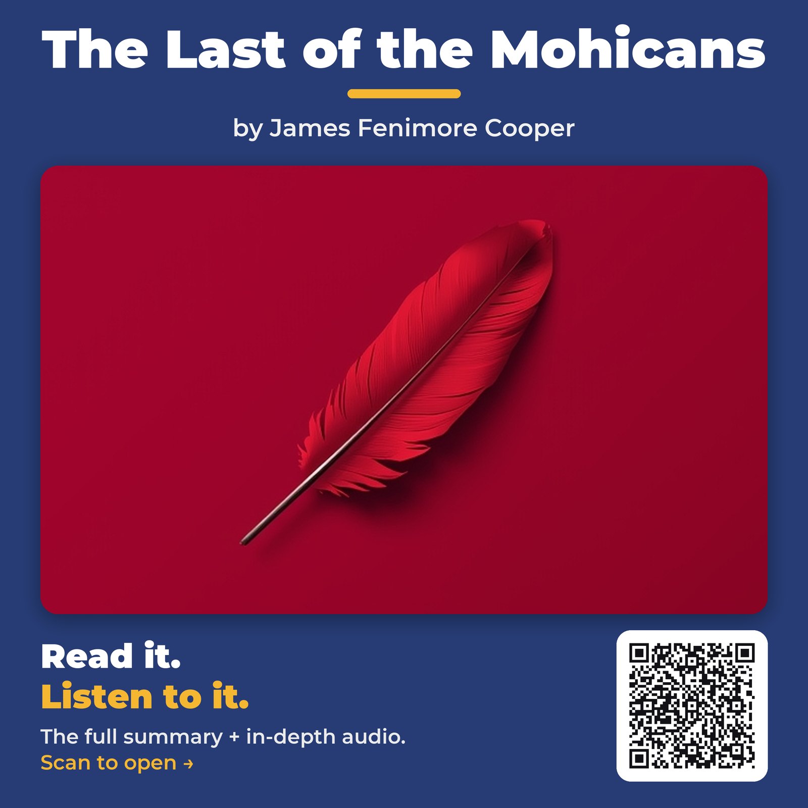 The Last of the Mohicans — by James Fenimore Cooper