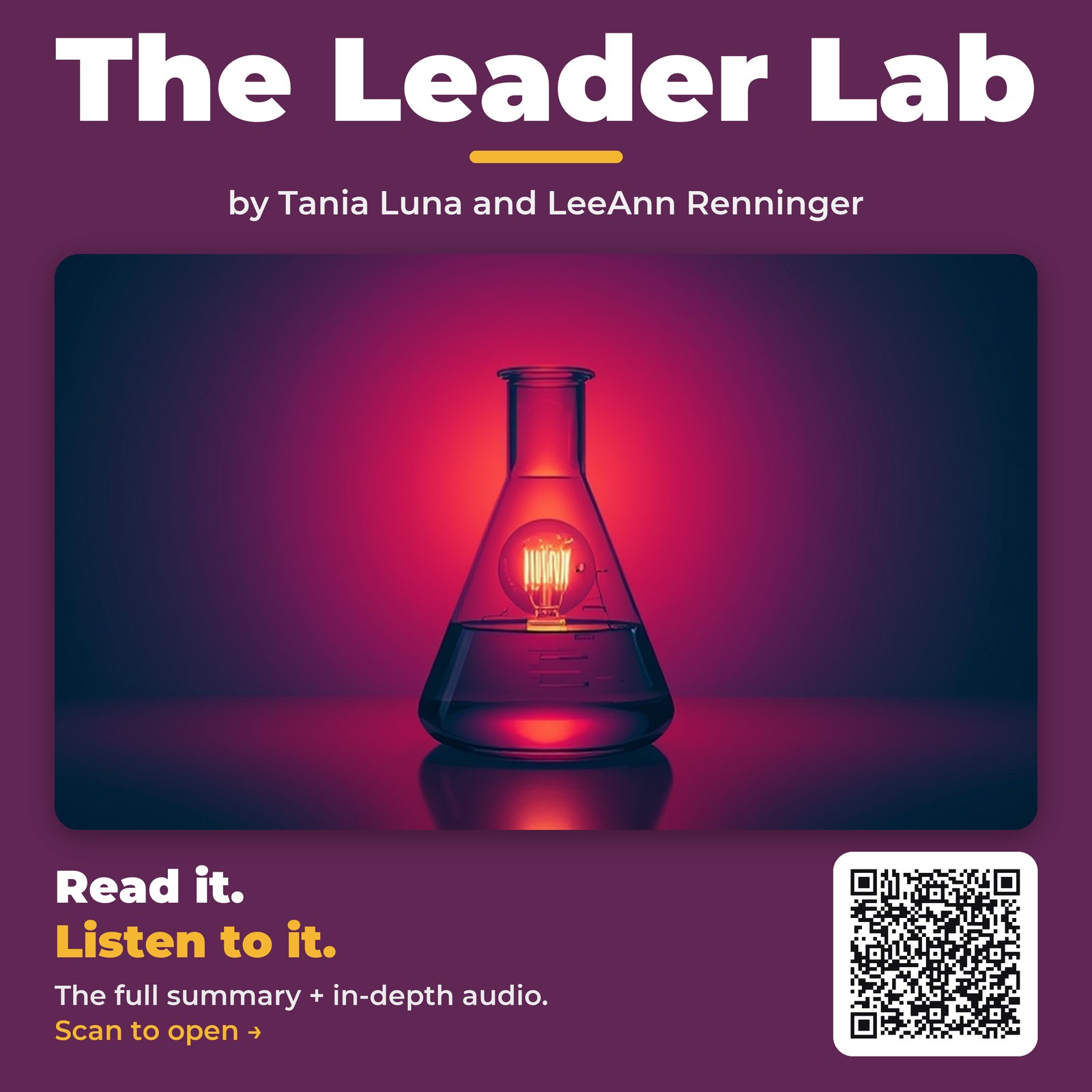 The Leader Lab — by Tania Luna and LeeAnn Renninger