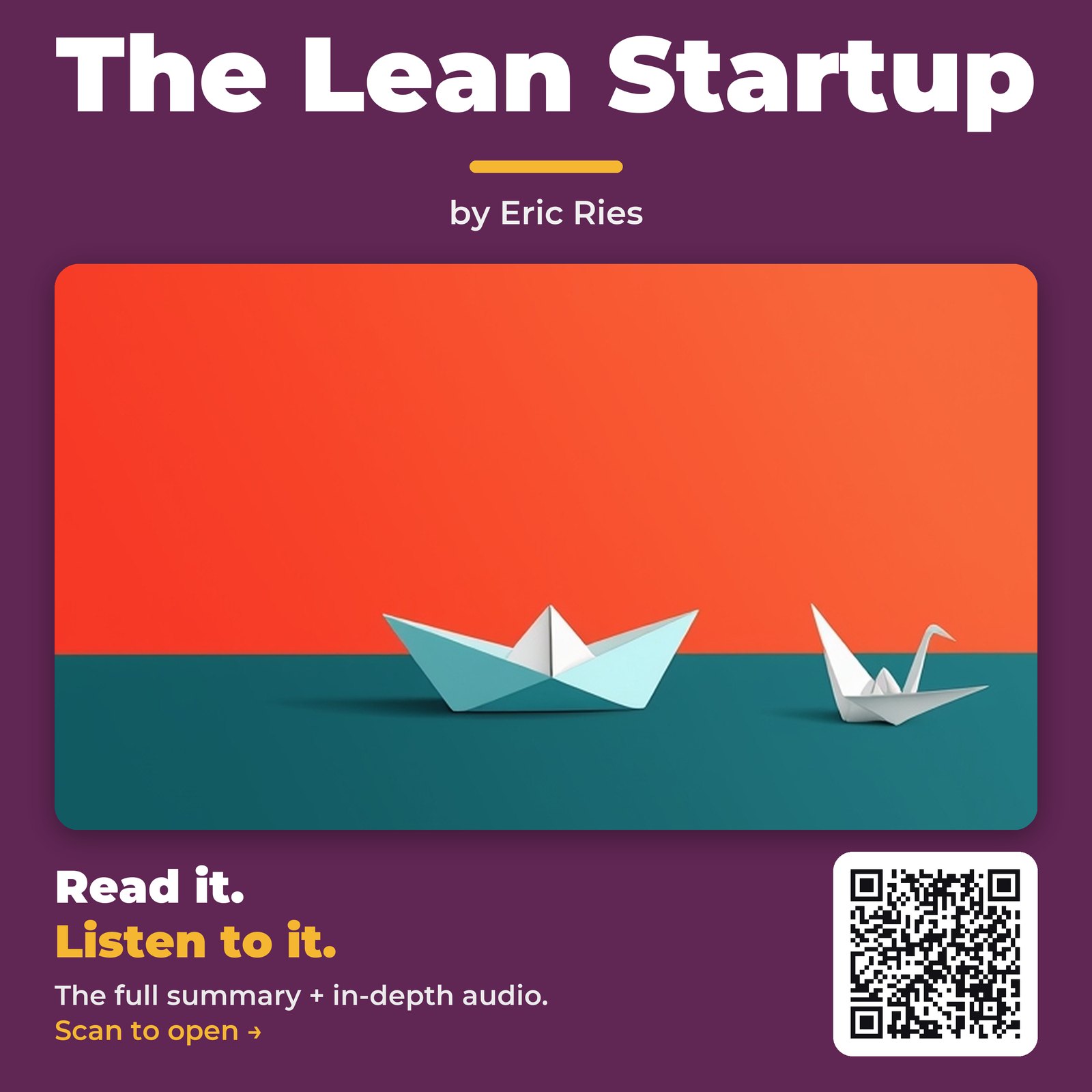 The Lean Startup — by Eric Ries