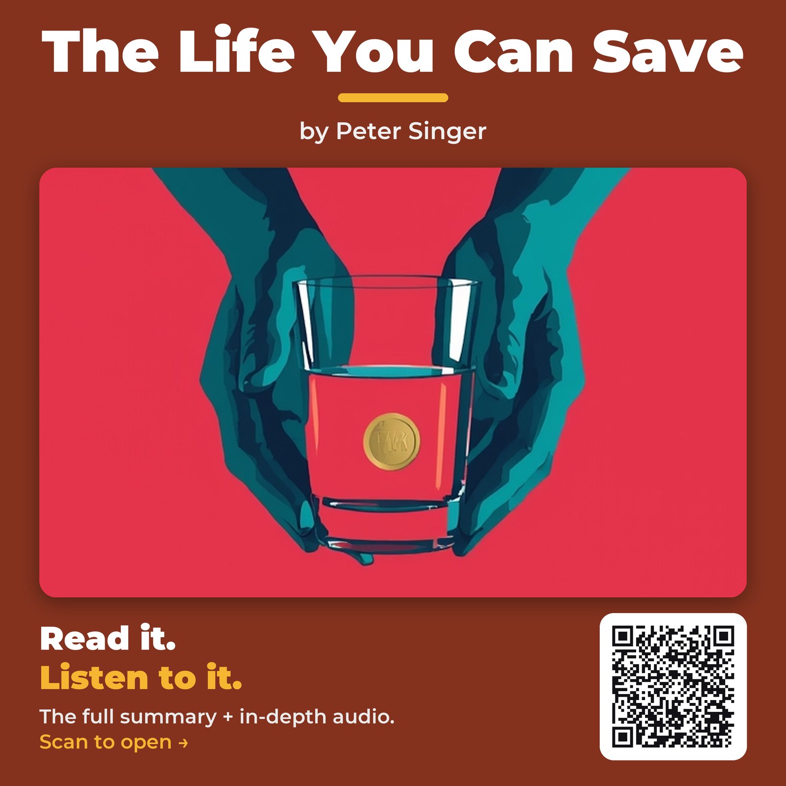 The Life You Can Save — by Peter Singer