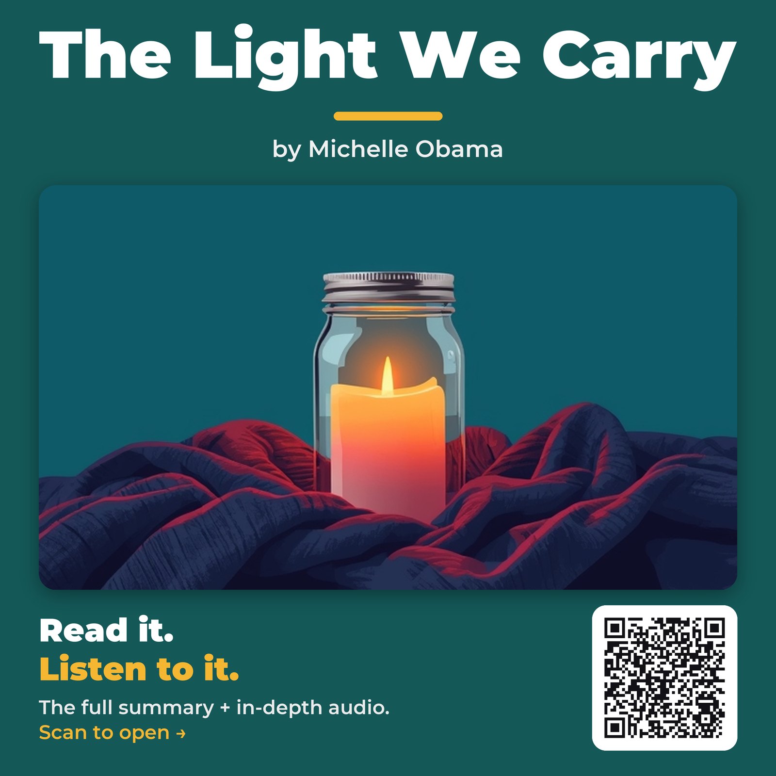 The Light We Carry — by Michelle Obama