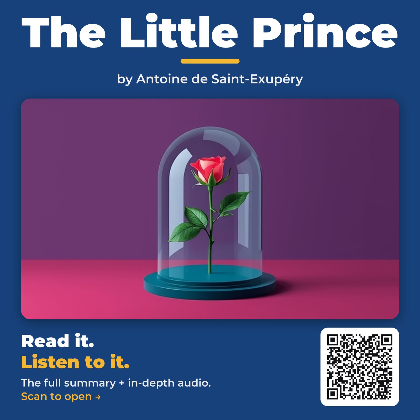 The Little Prince — by Antoine de Saint-Exupéry