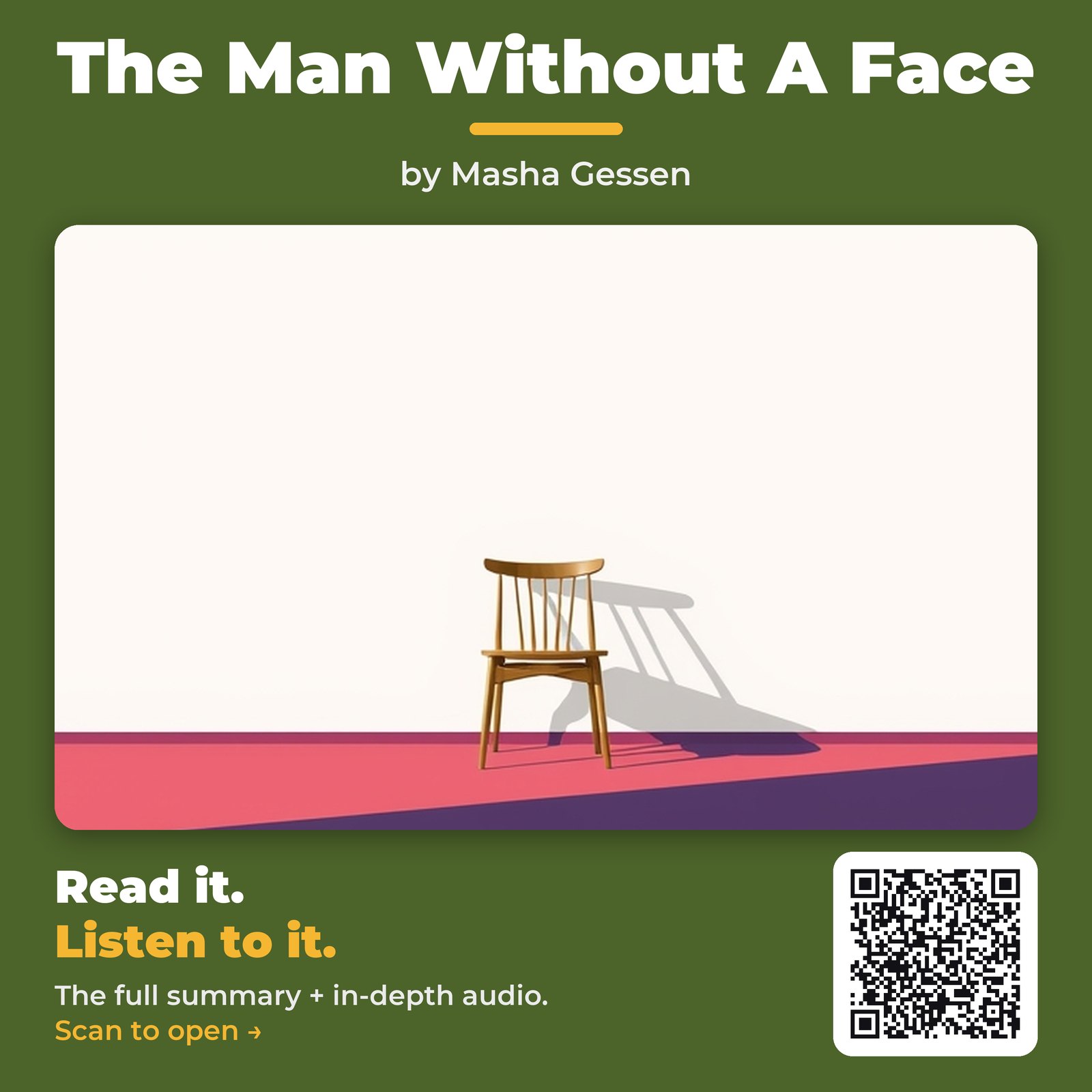 The Man Without A Face — by Masha Gessen