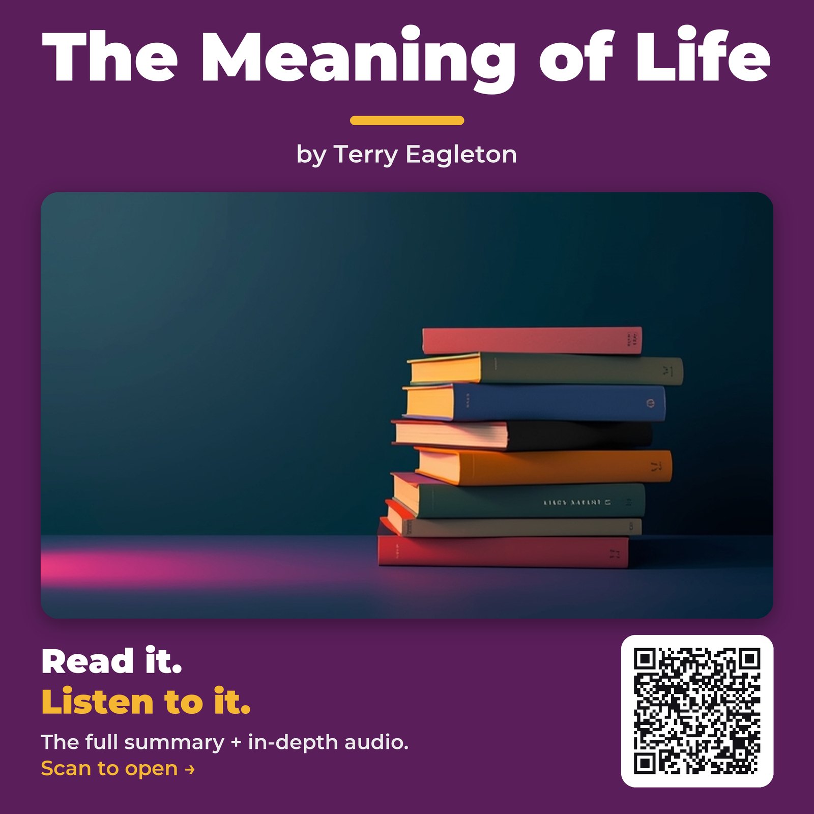 The Meaning of Life — by Terry Eagleton