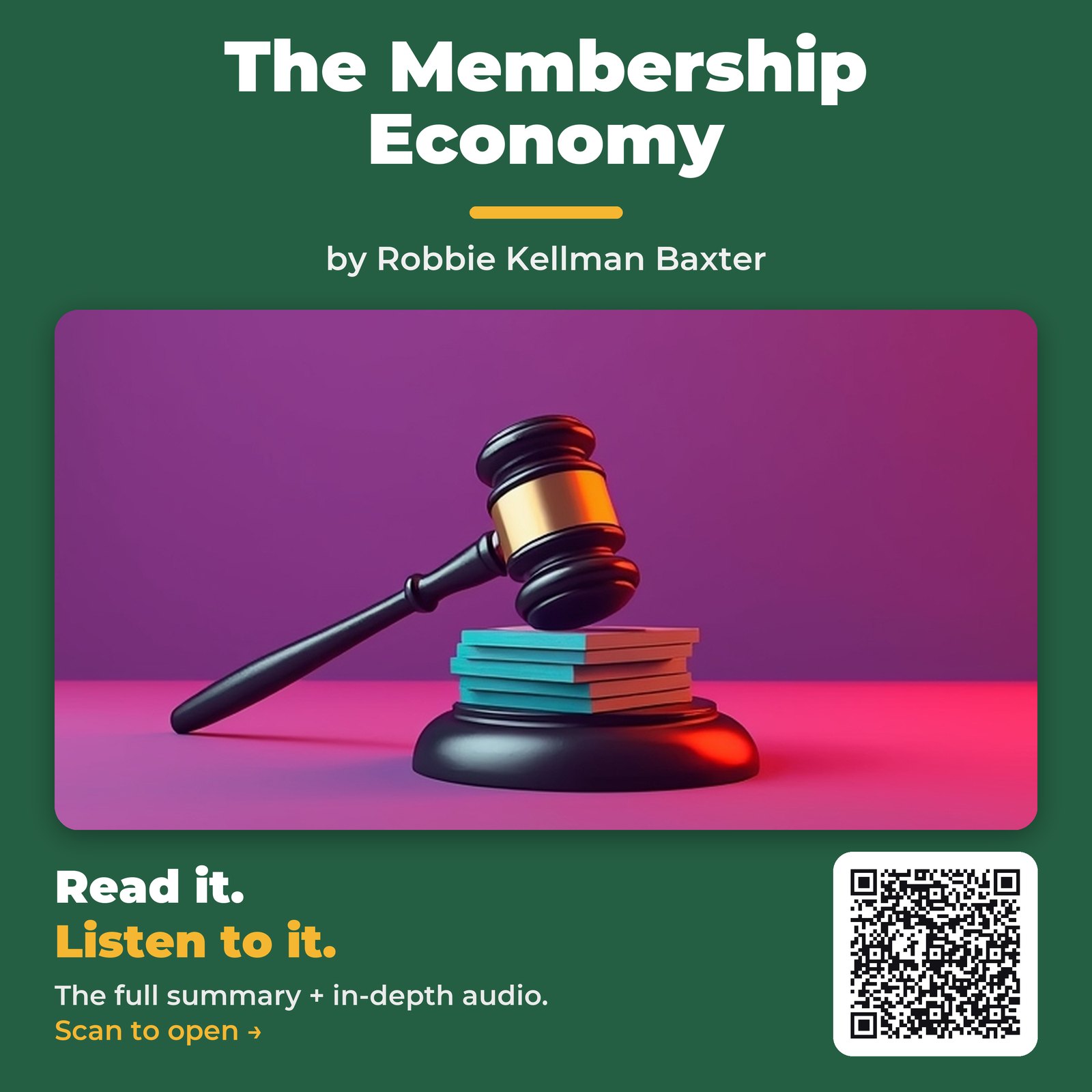 The Membership Economy — by Robbie Kellman Baxter