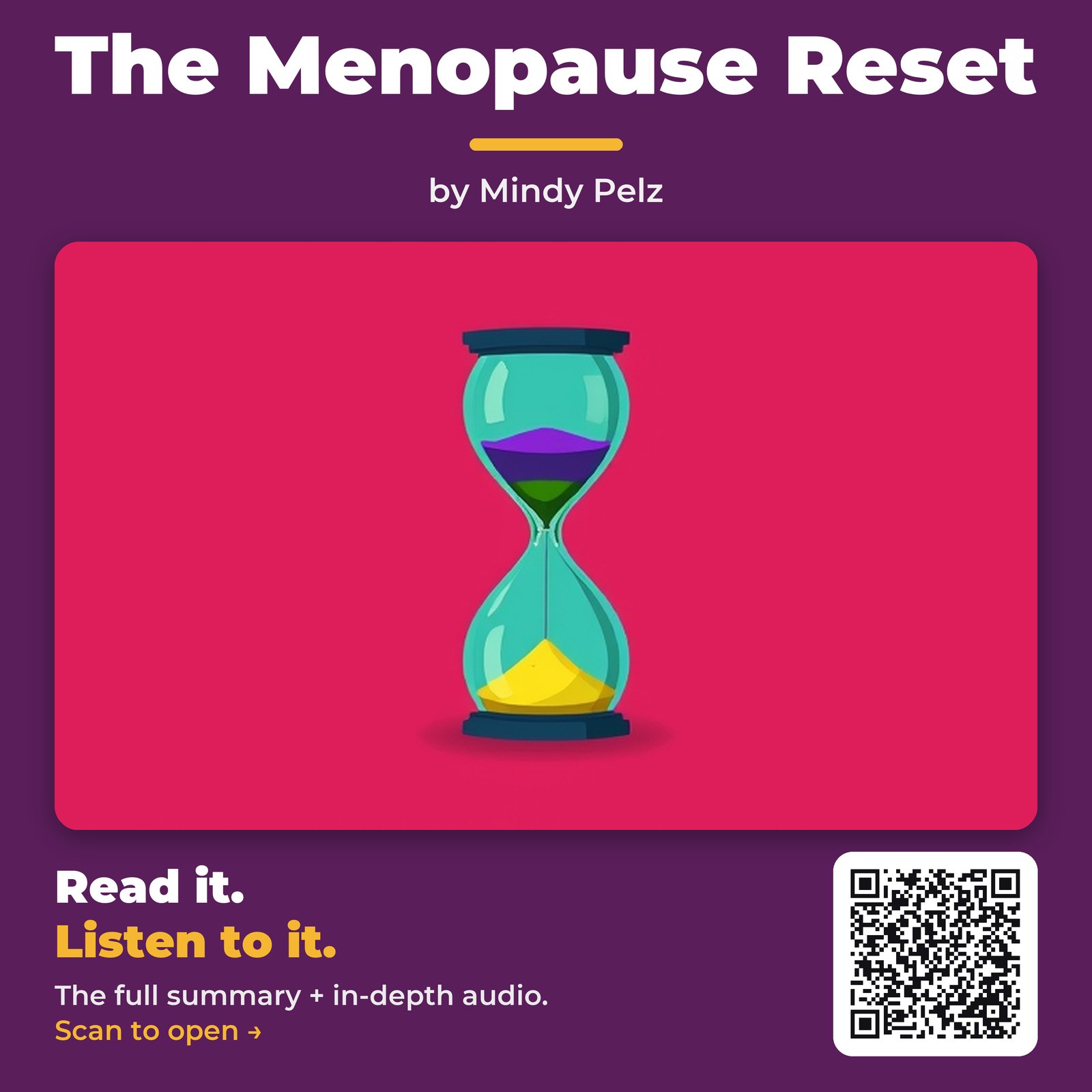 The Menopause Reset — by Mindy Pelz