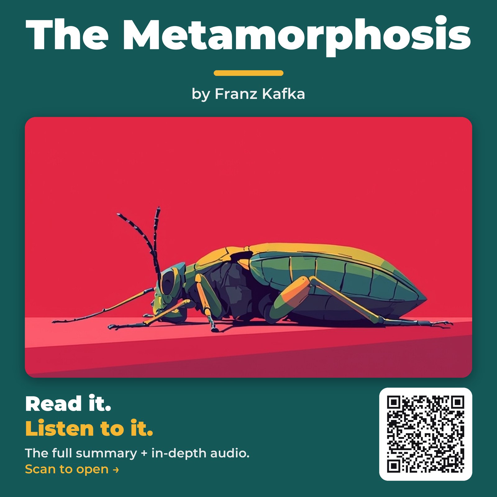 The Metamorphosis — by Franz Kafka