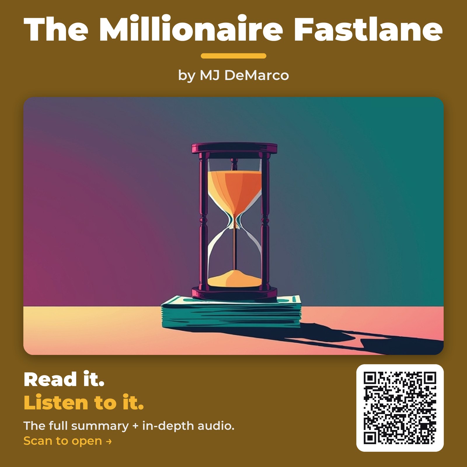 The Millionaire Fastlane — by MJ DeMarco