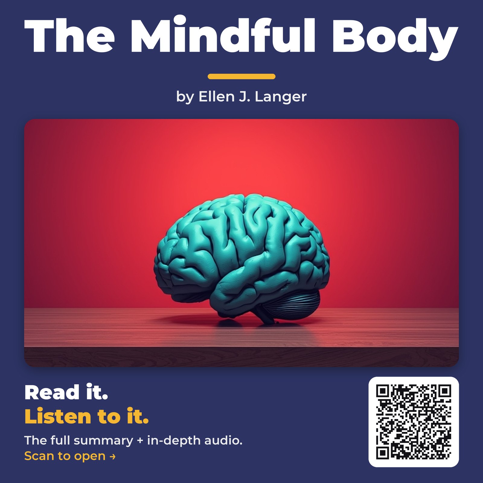 The Mindful Body — by Ellen J. Langer