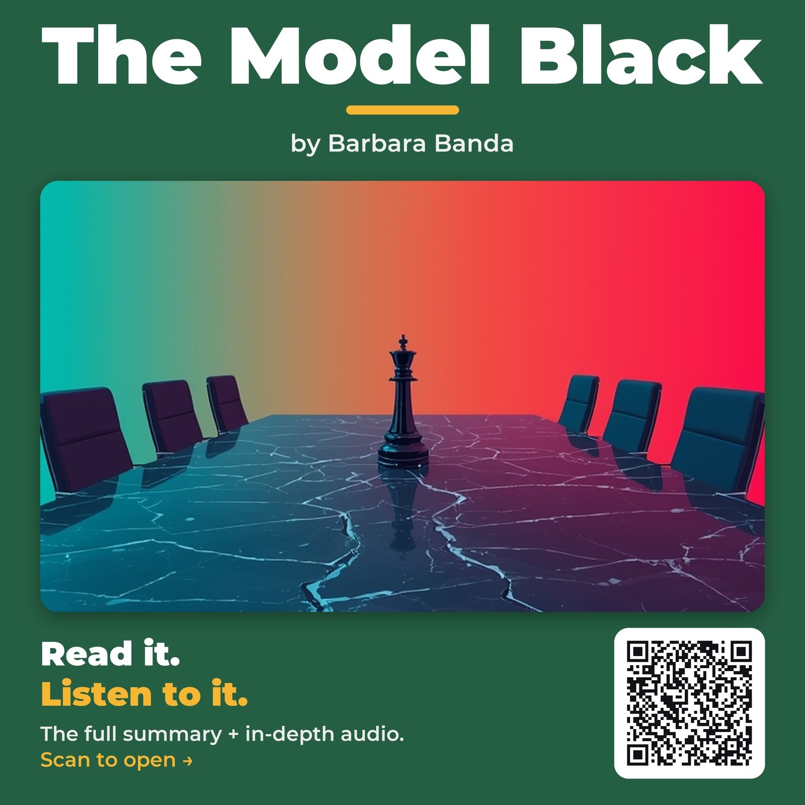 The Model Black — by Barbara Banda