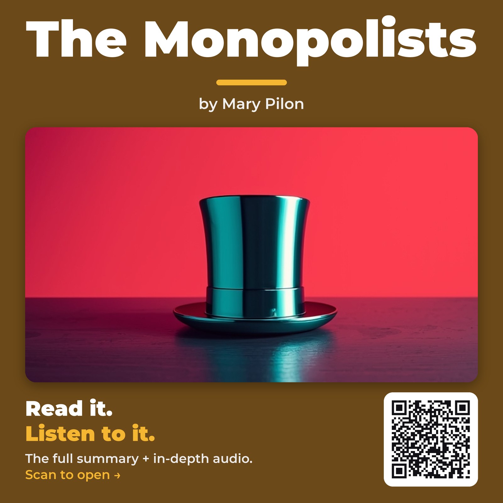 The Monopolists — by Mary Pilon