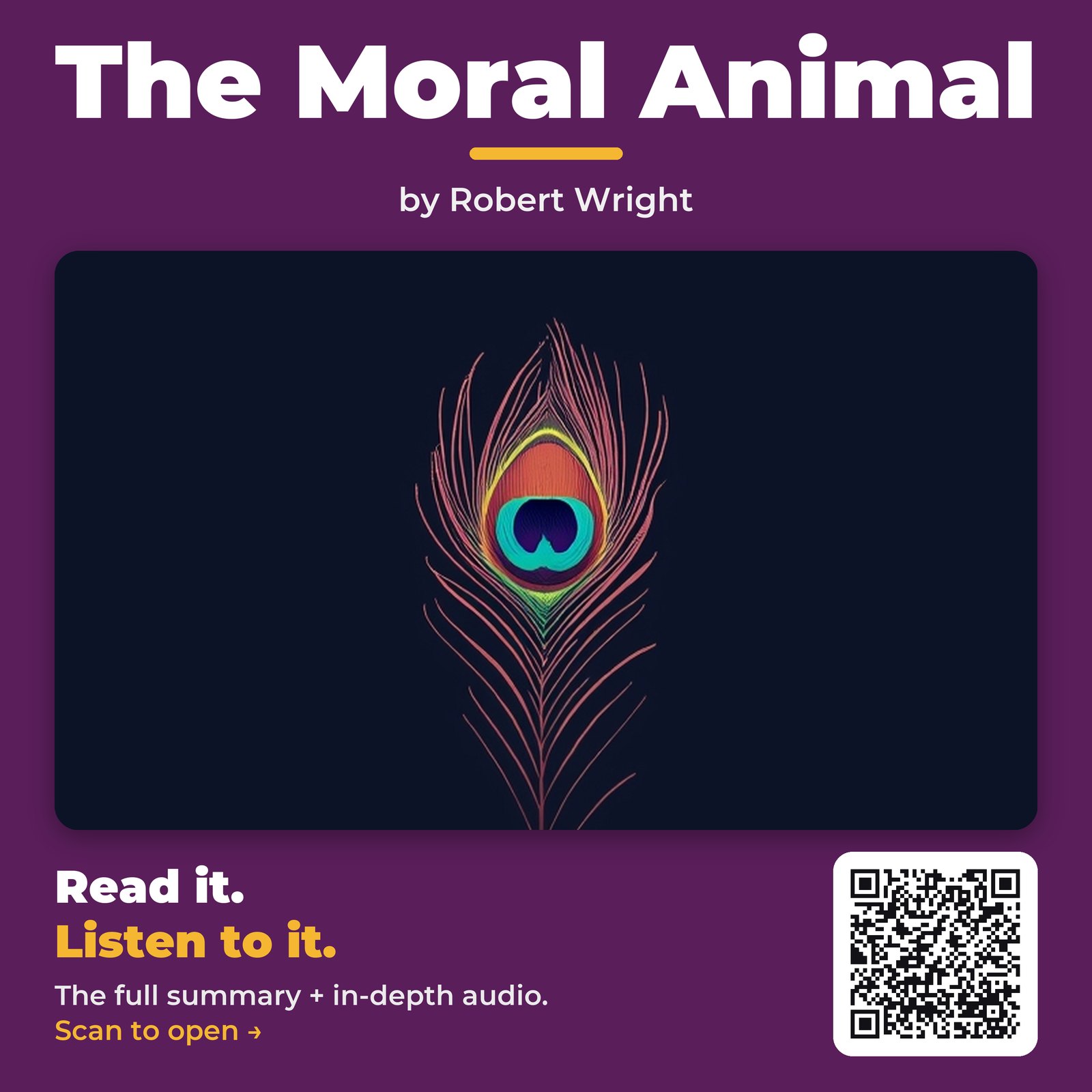 The Moral Animal — by Robert Wright
