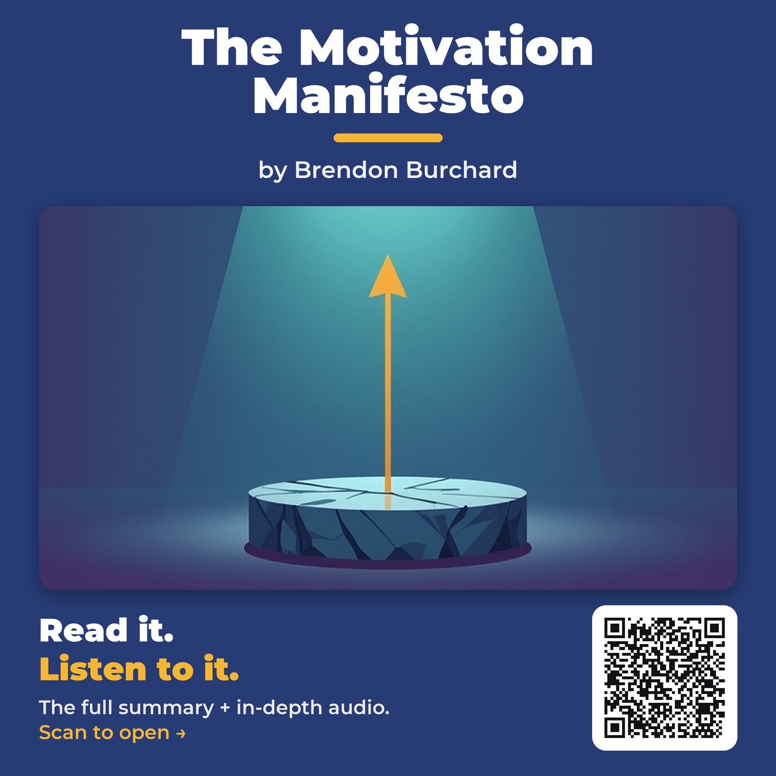 The Motivation Manifesto — by Brendon Burchard