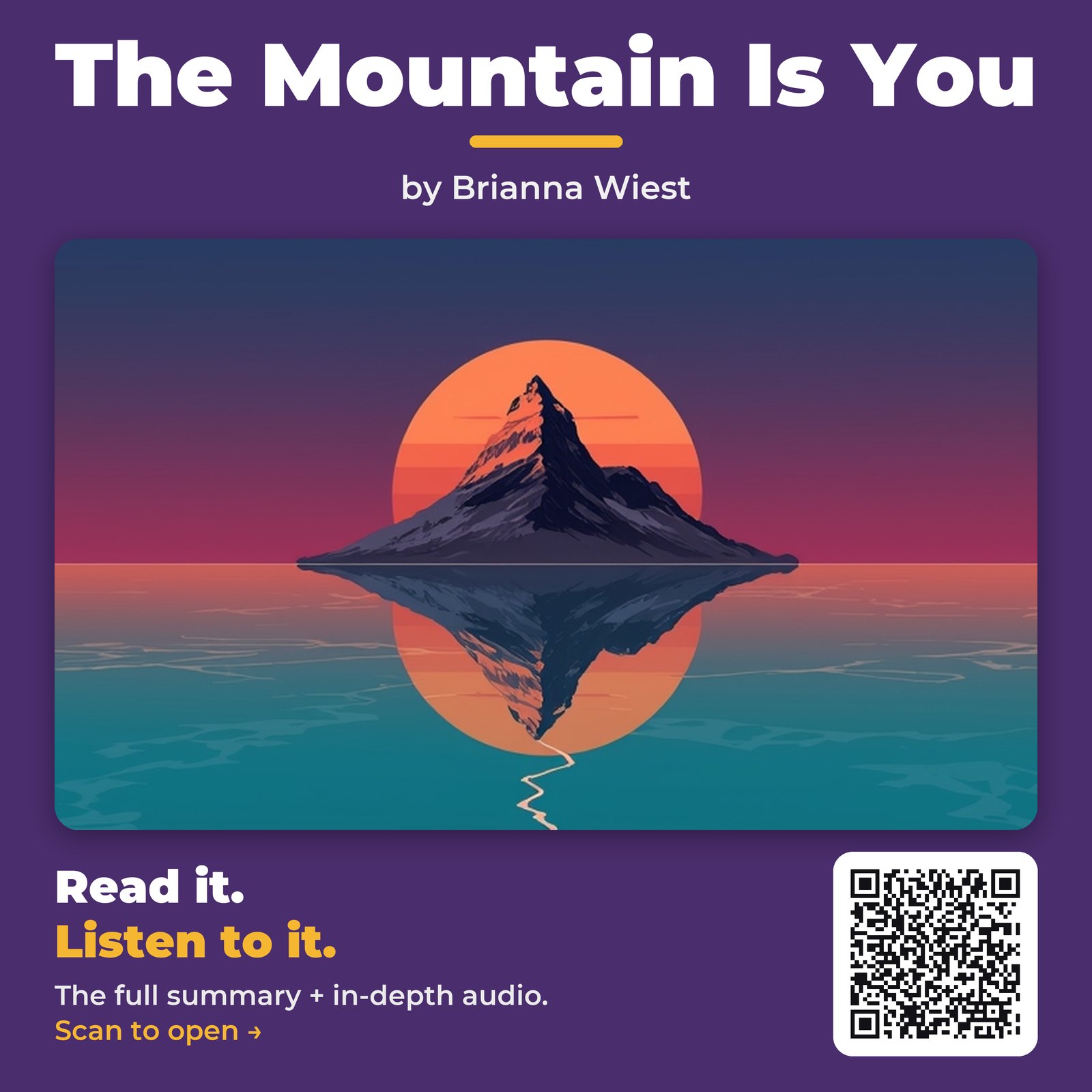 The Mountain Is You — by Brianna Wiest