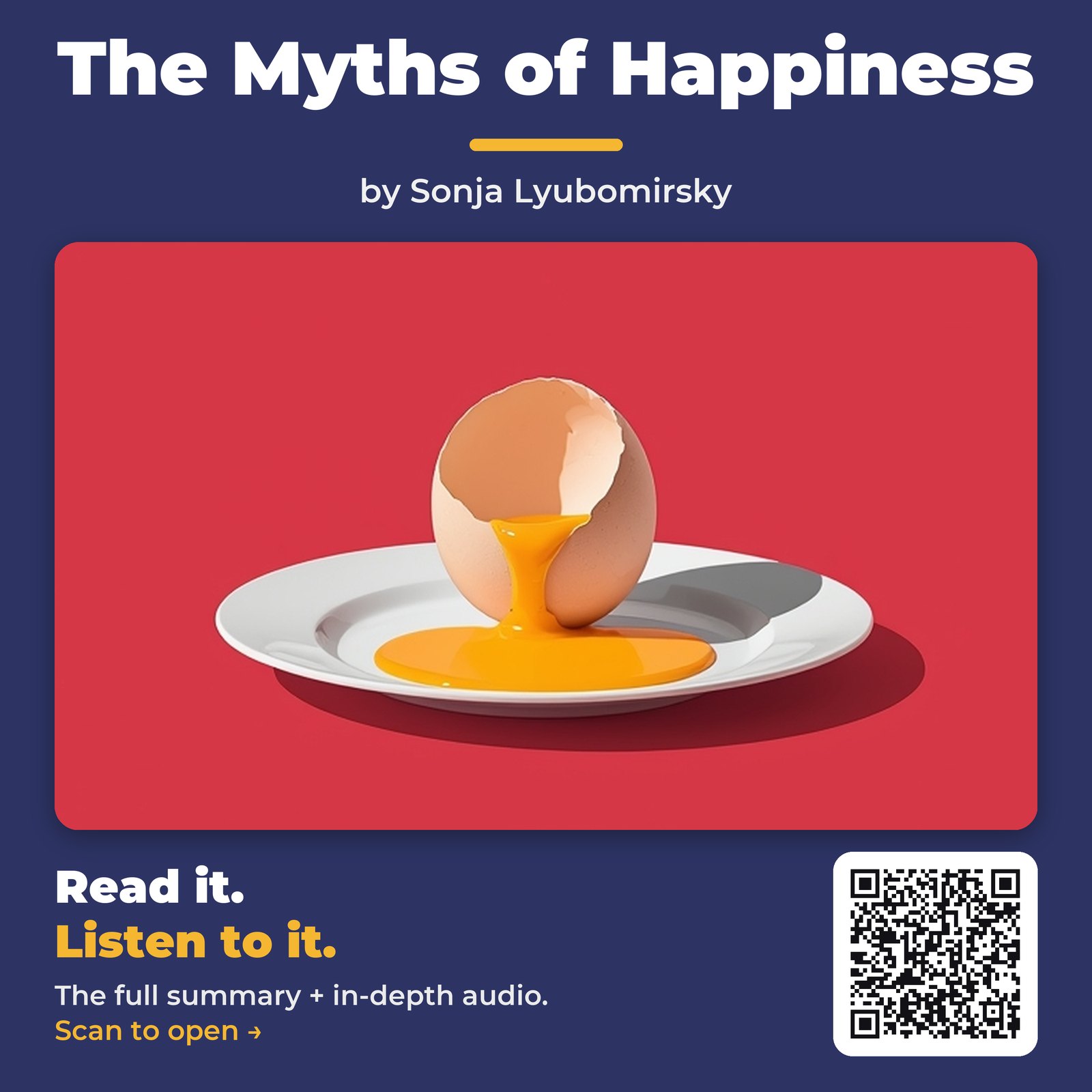 The Myths of Happiness — by Sonja Lyubomirsky