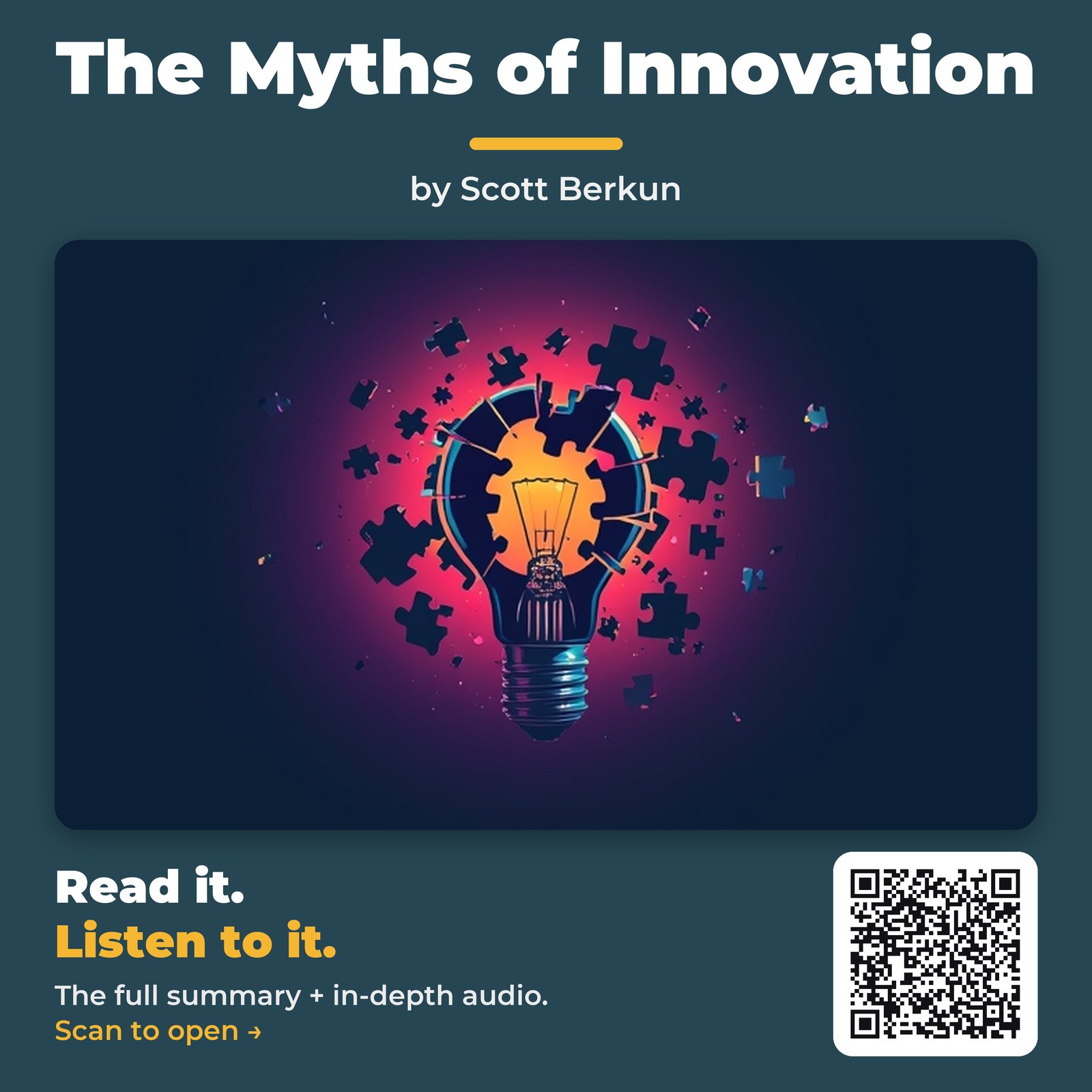 The Myths of Innovation — by Scott Berkun