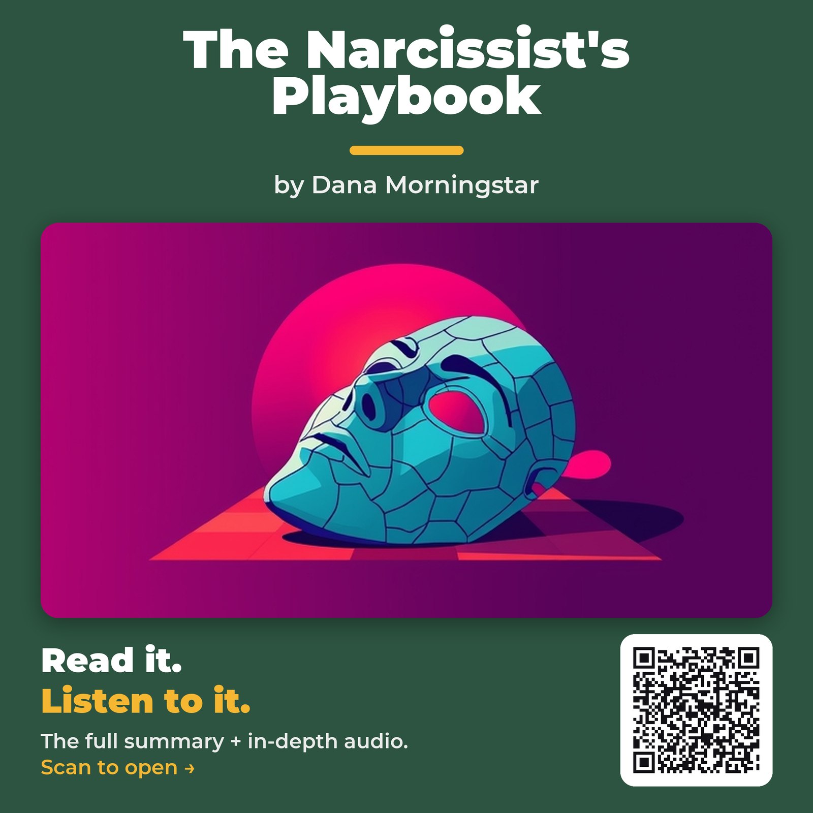 The Narcissist’s Playbook — by Dana Morningstar