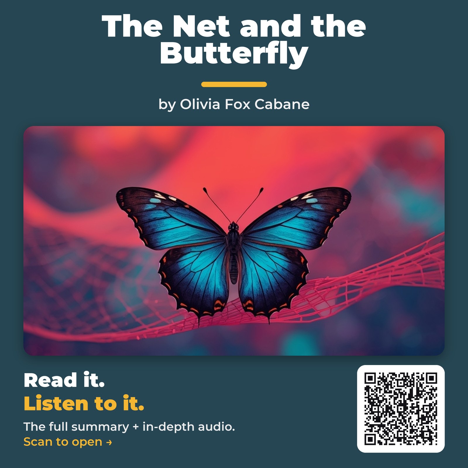 The Net and the Butterfly — by Olivia Fox Cabane