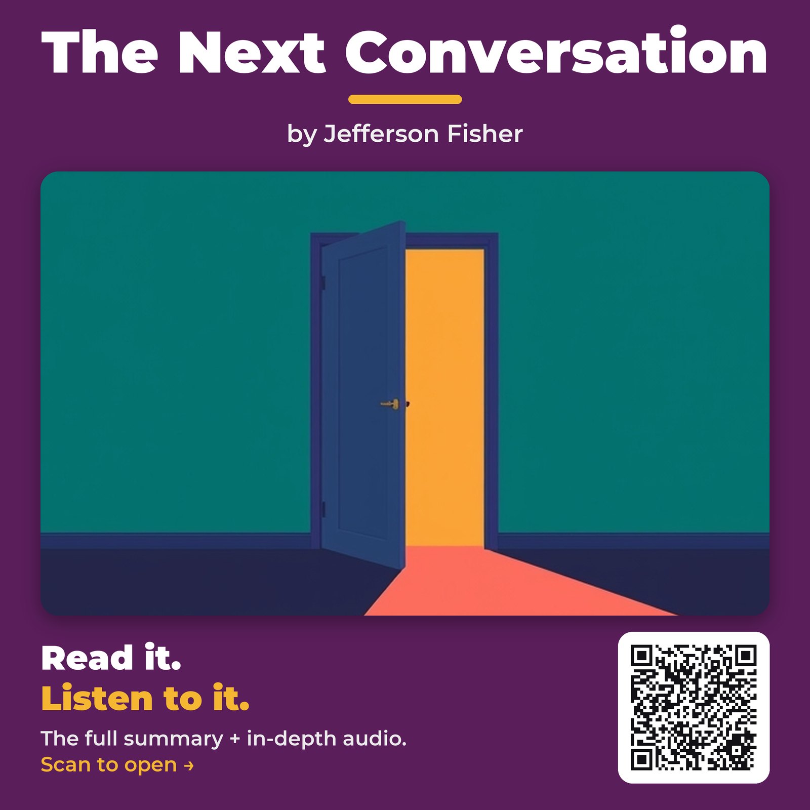 The Next Conversation — by Jefferson Fisher