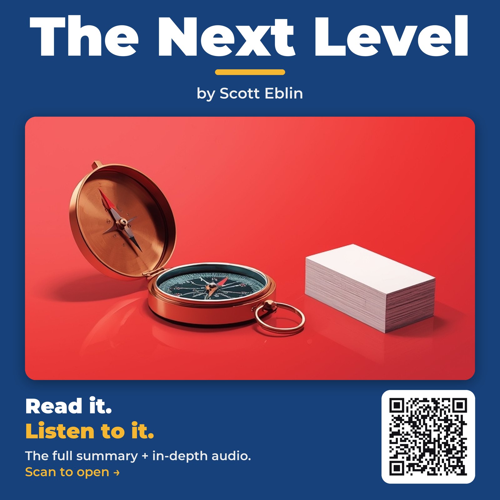 The Next Level — by Scott Eblin