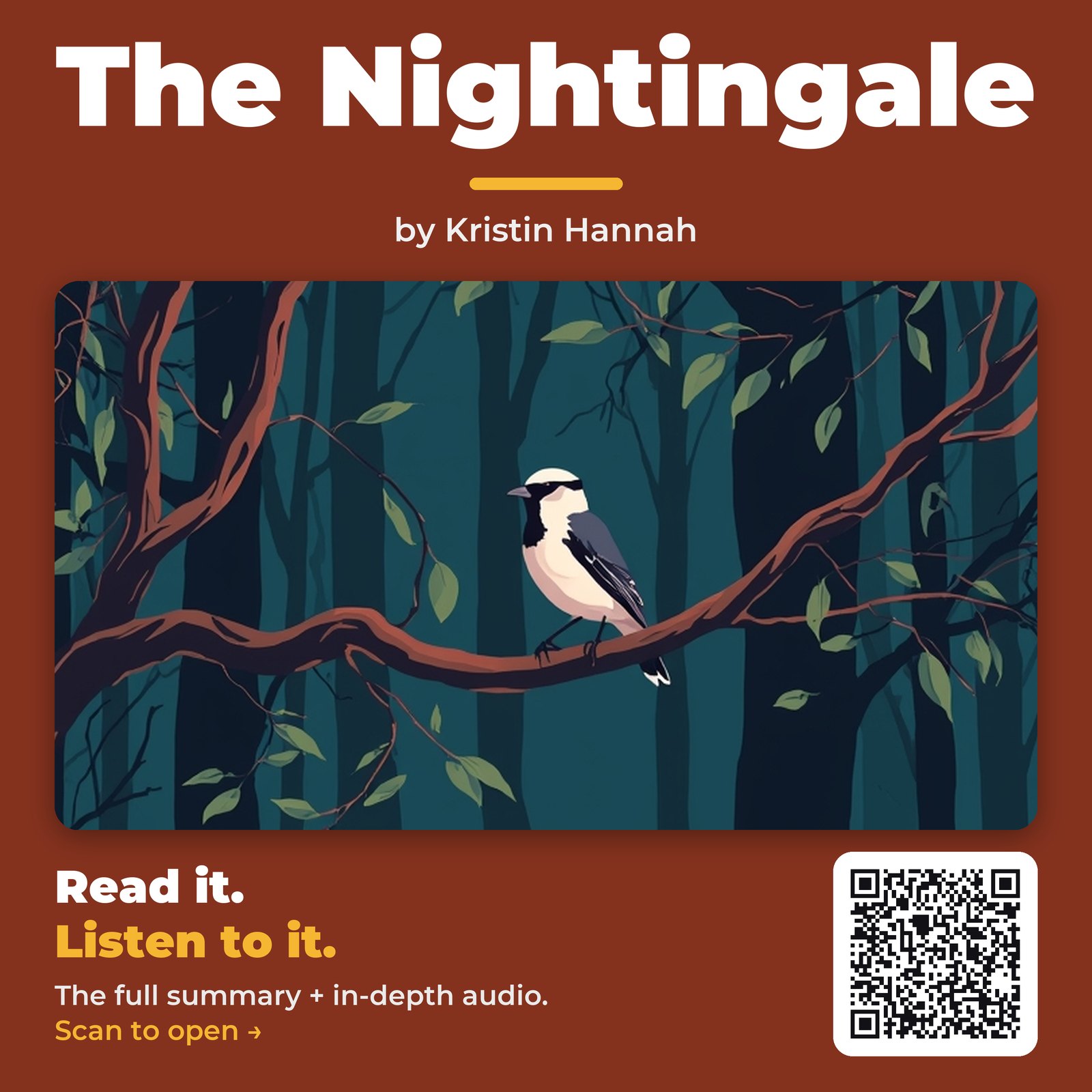 The Nightingale — by Kristin Hannah