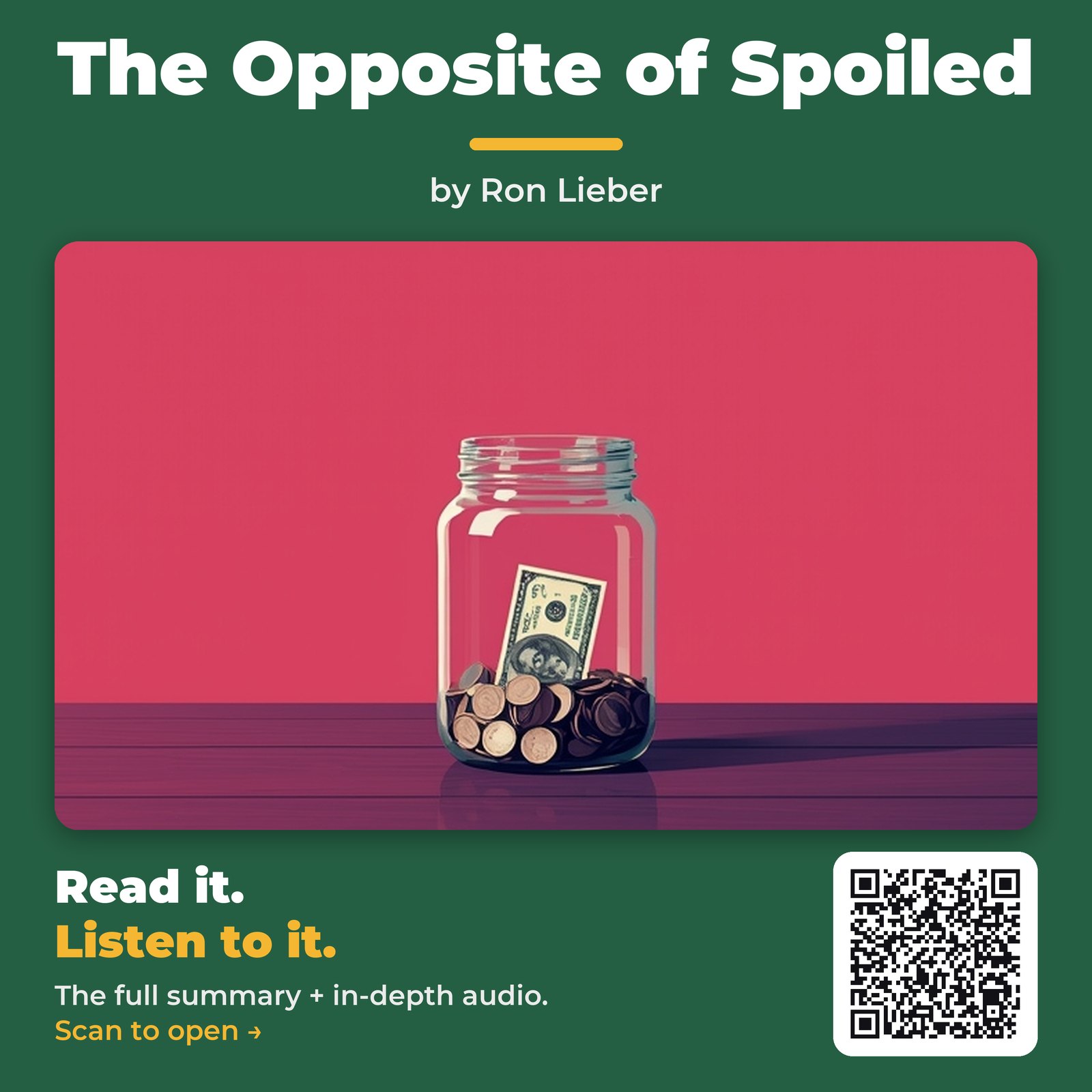The Opposite of Spoiled — by Ron Lieber