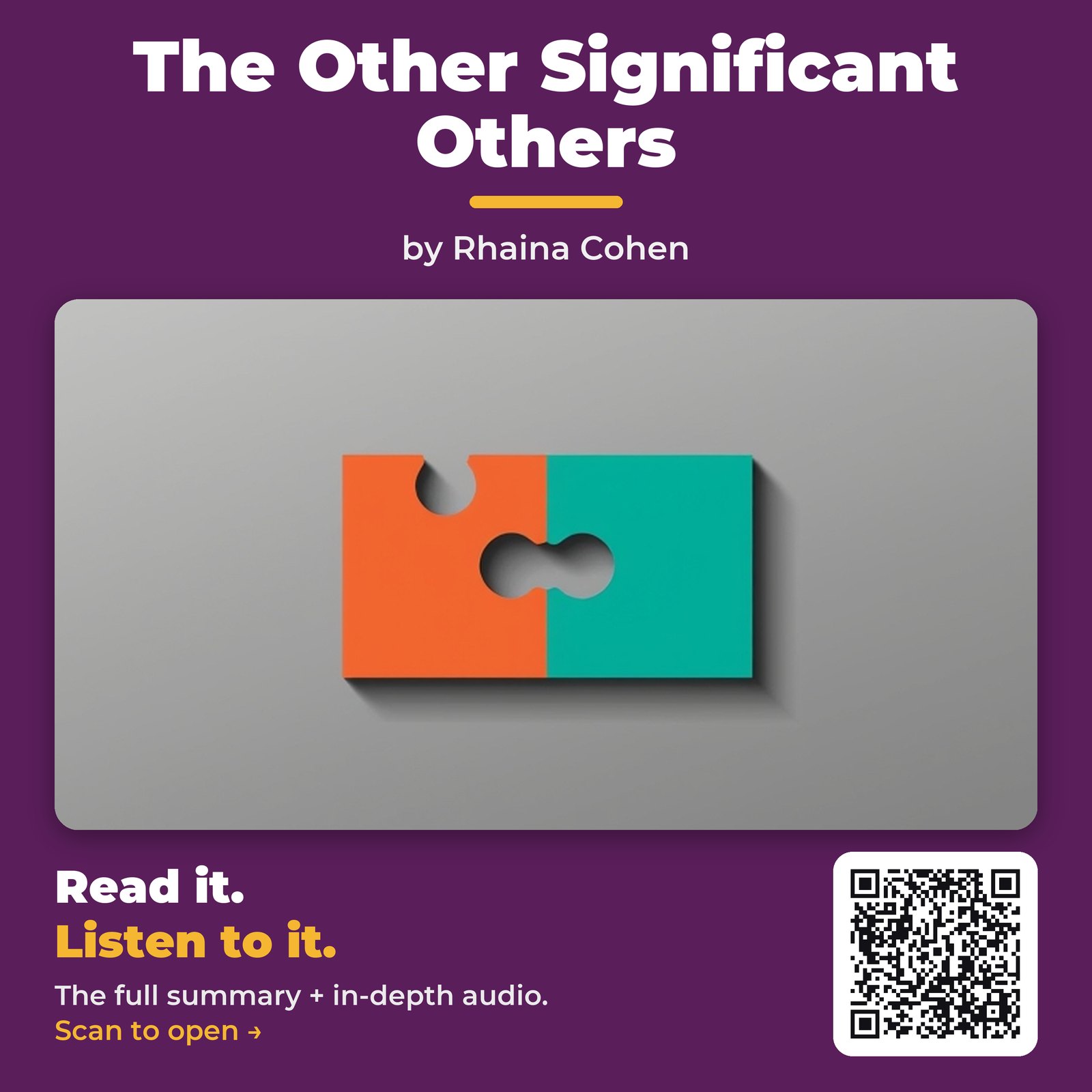 The Other Significant Others — by Rhaina Cohen