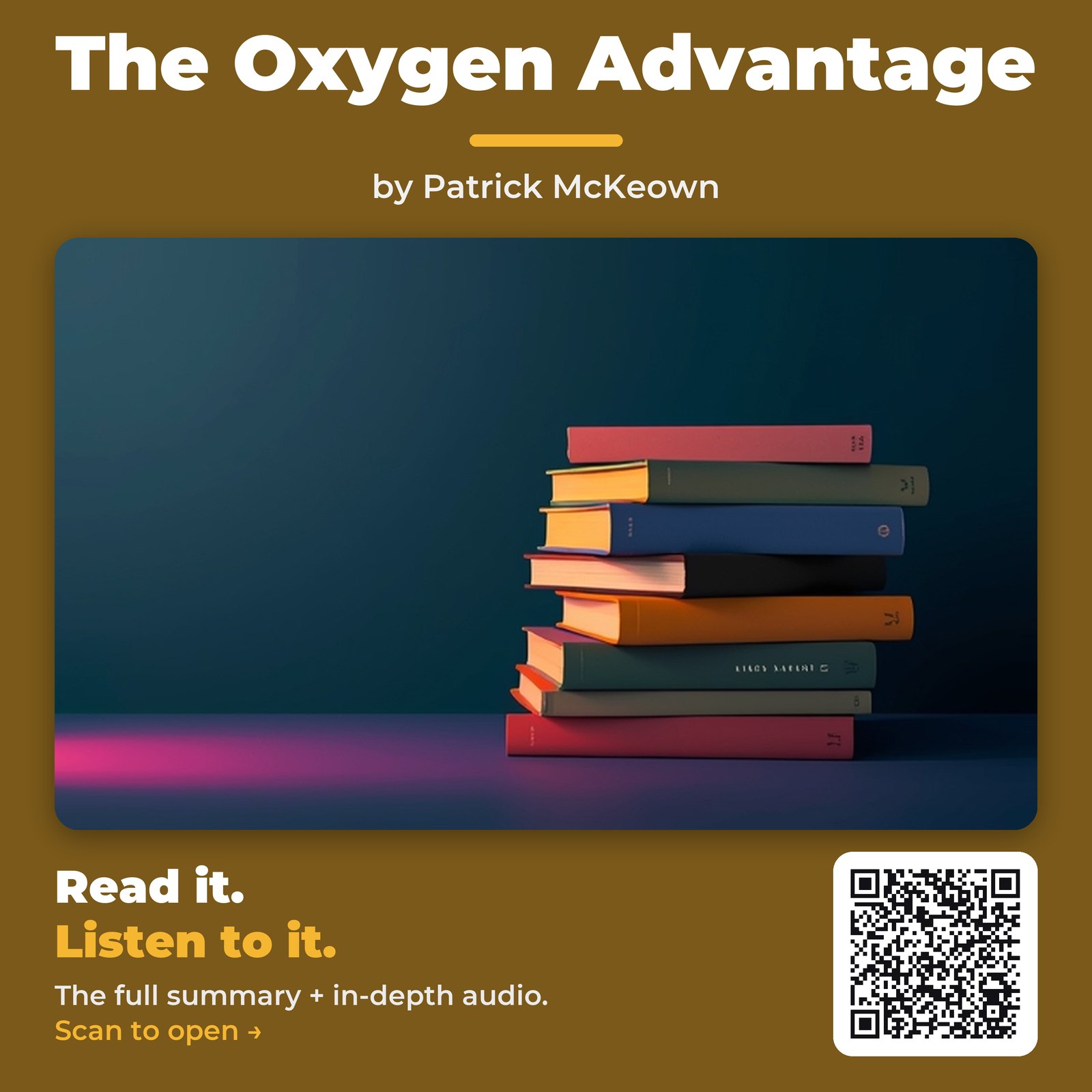 The Oxygen Advantage — by Patrick McKeown