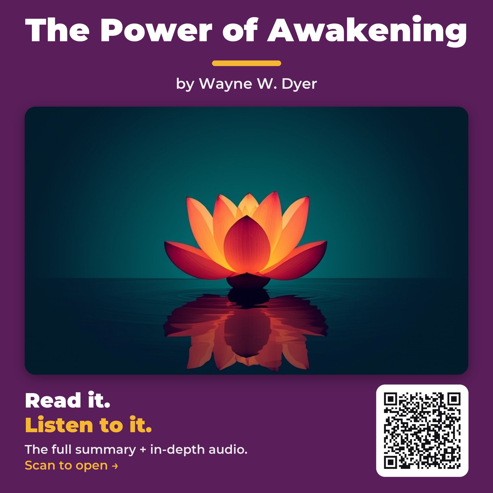 The Power of Awakening — by Wayne W. Dyer
