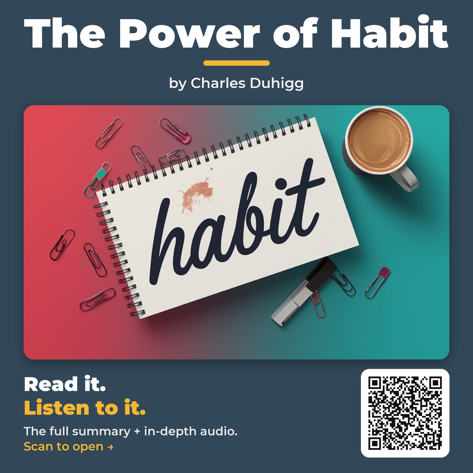 The Power of Habit — by Charles Duhigg