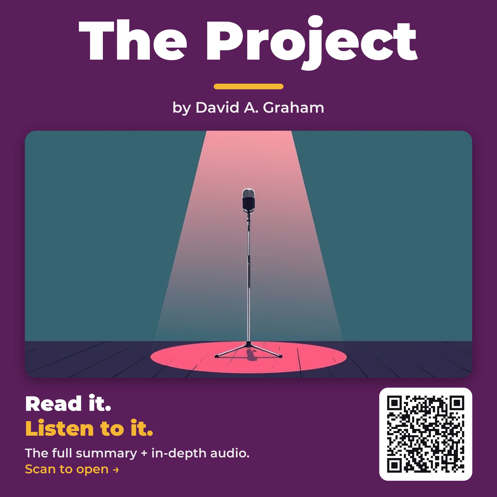 The Project — by David A. Graham