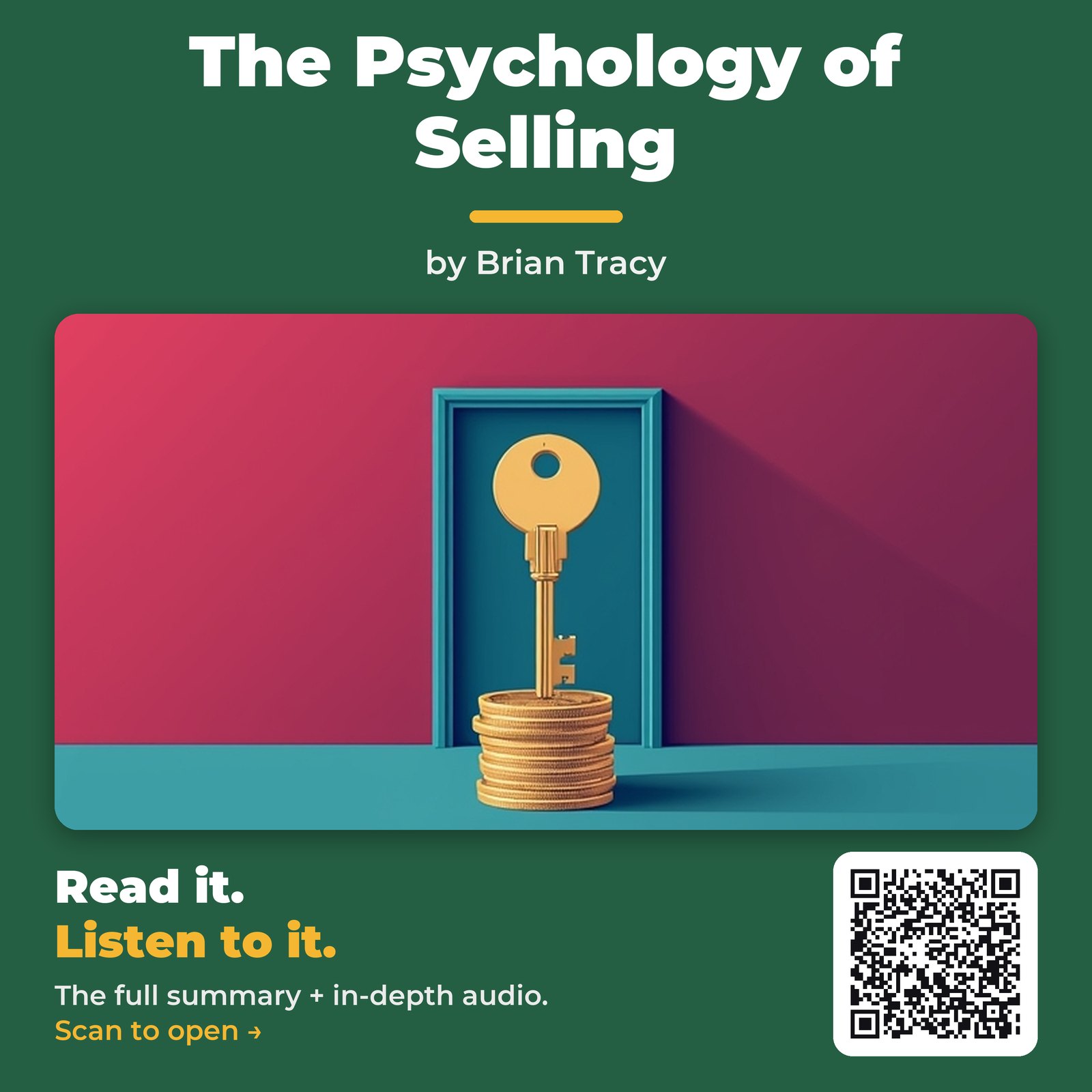 The Psychology of Selling — by Brian Tracy