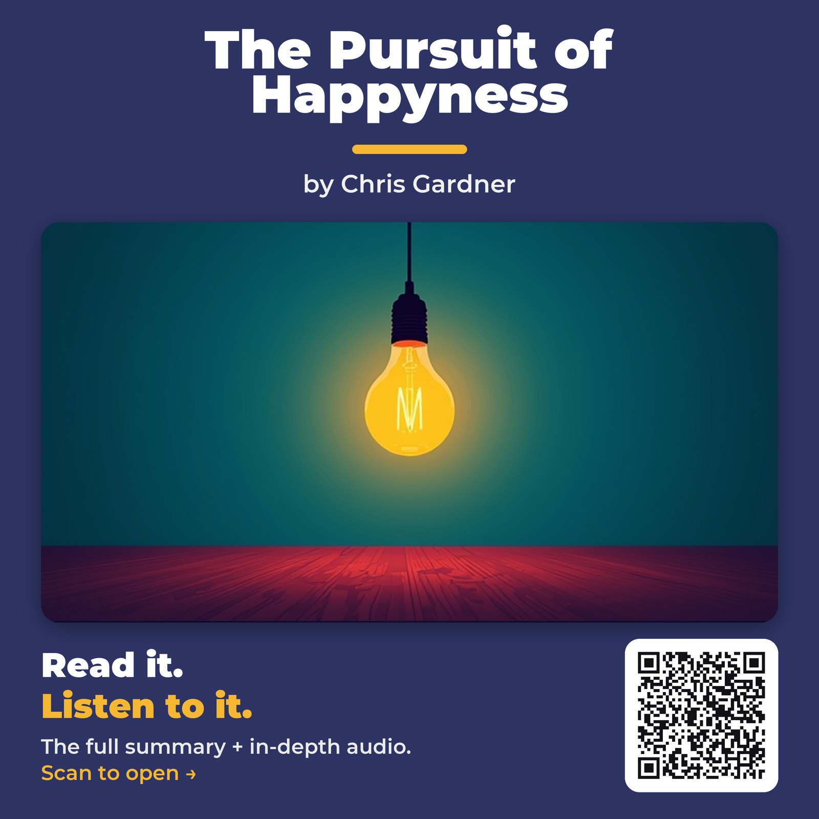 The Pursuit of Happyness — by Chris Gardner