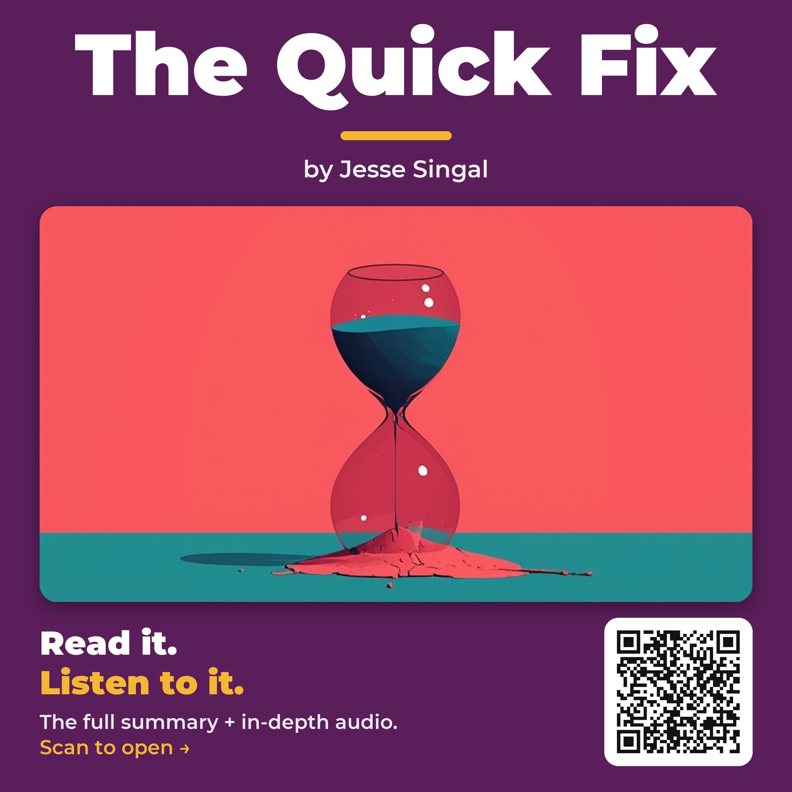 The Quick Fix — by Jesse Singal
