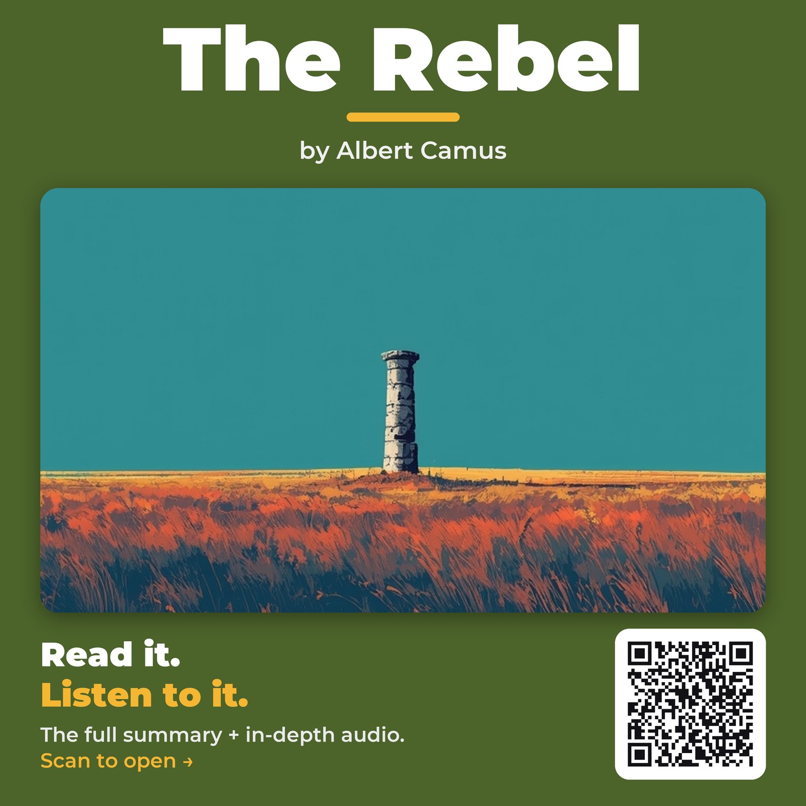 The Rebel — by Albert Camus