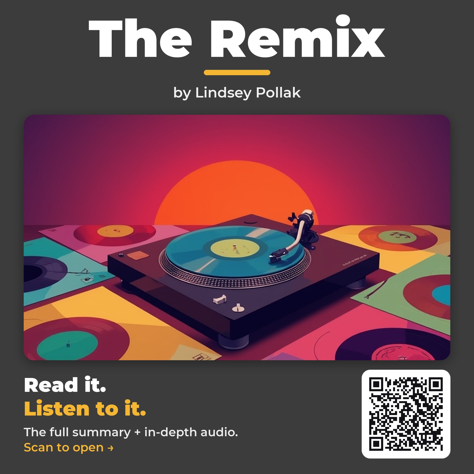 The Remix — by Lindsey Pollak