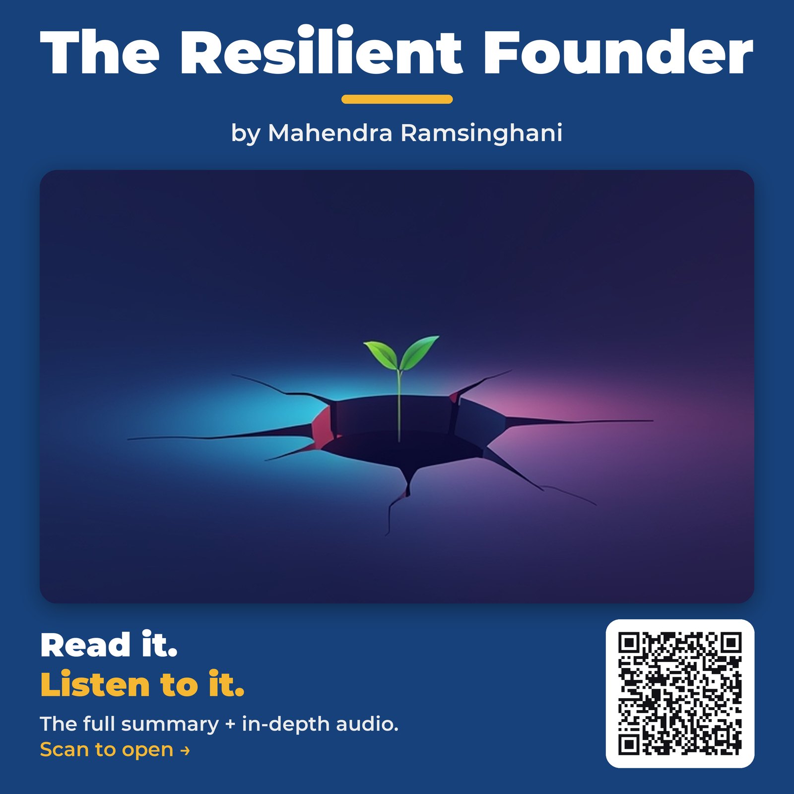 The Resilient Founder — by Mahendra Ramsinghani