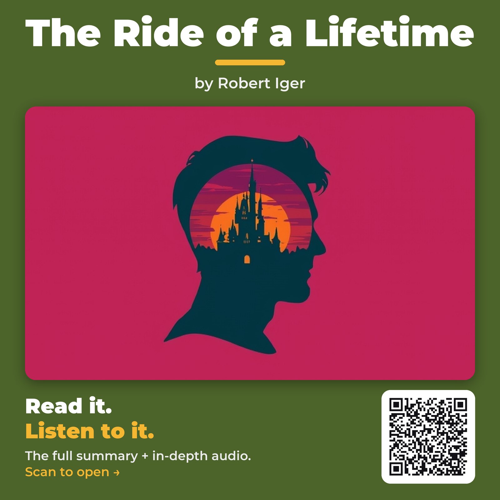 The Ride of a Lifetime — by Robert Iger