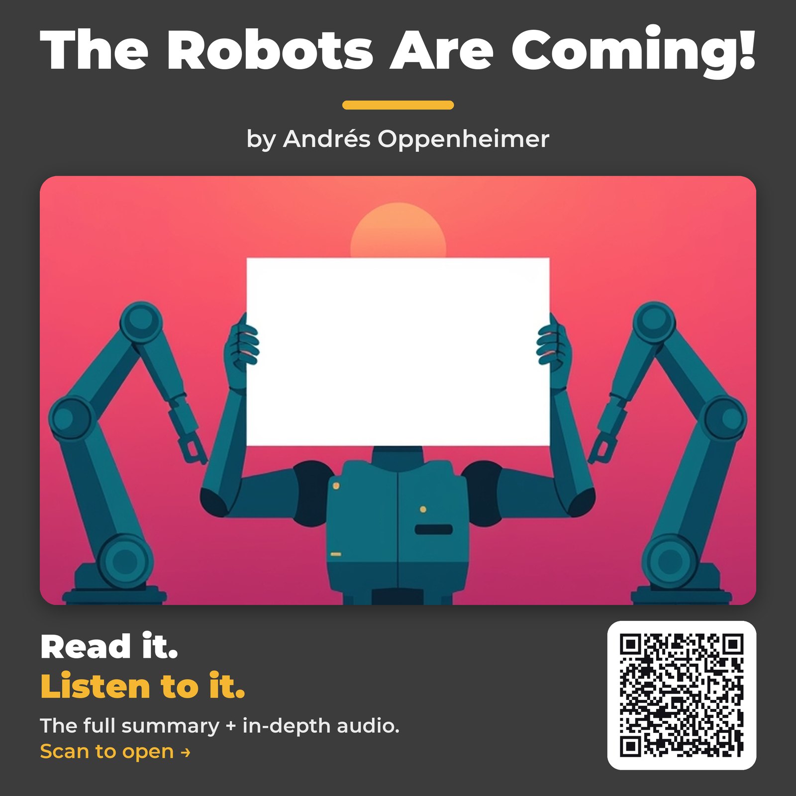The Robots Are Coming! — by Andrés Oppenheimer