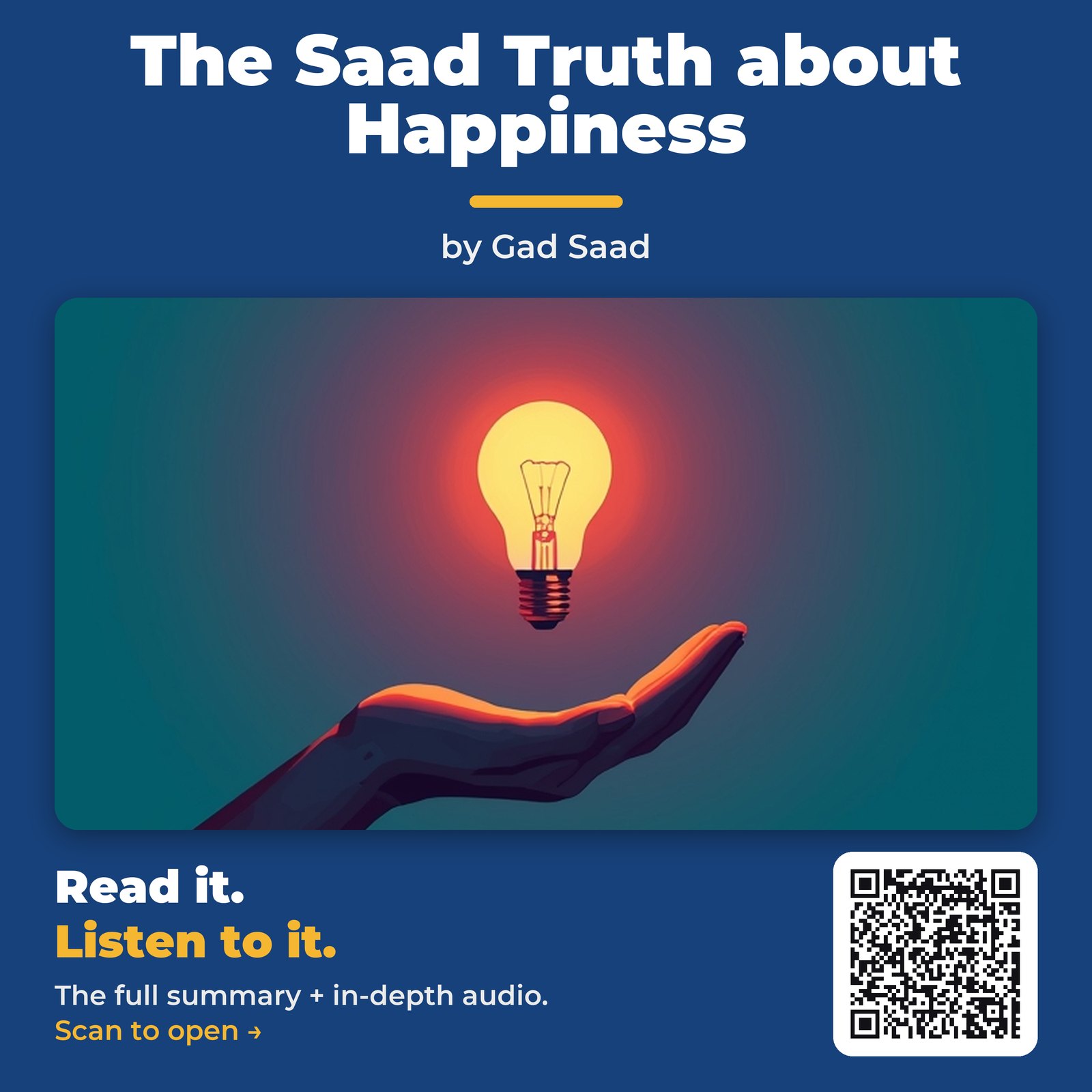 The Saad Truth about Happiness — by Gad Saad
