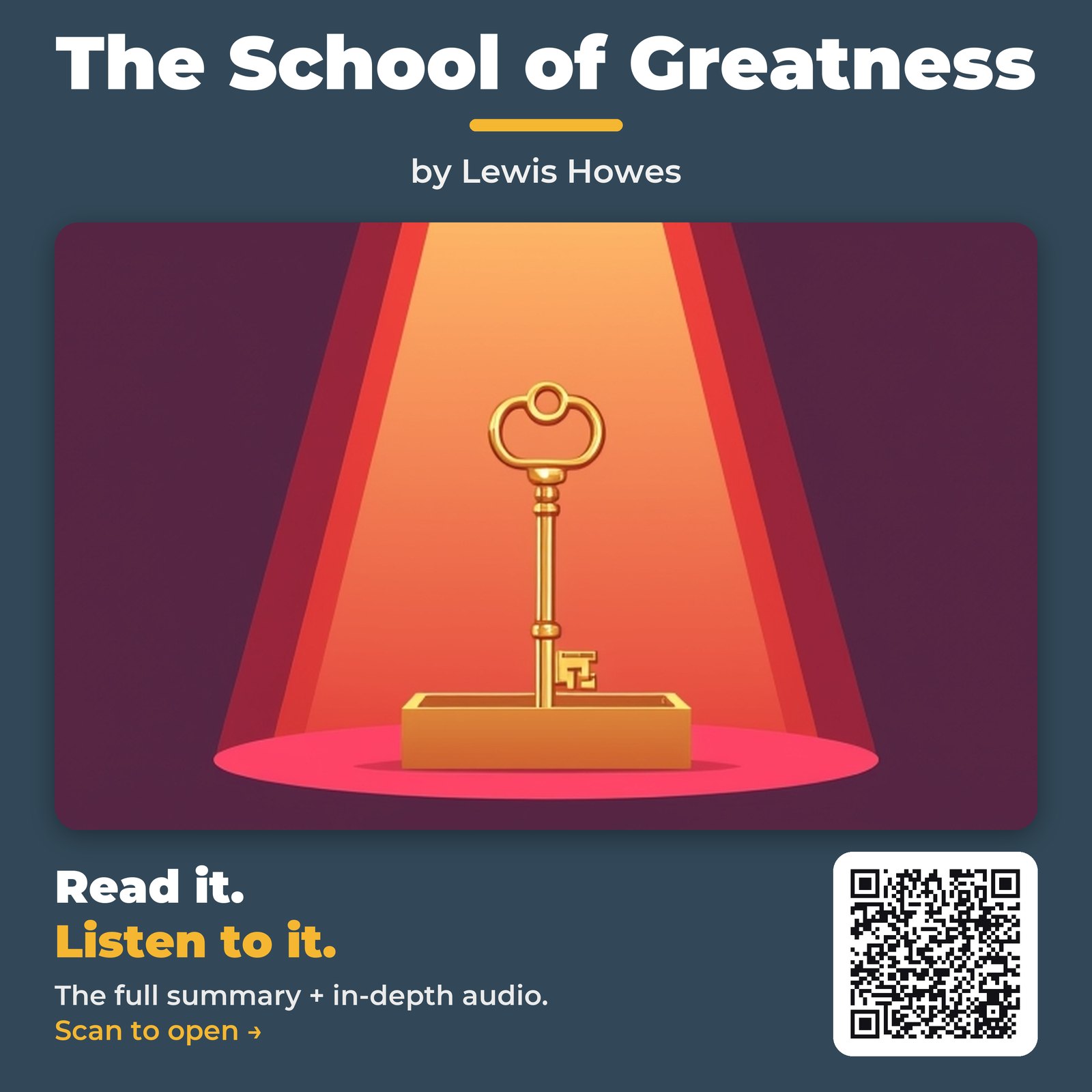The School of Greatness — by Lewis Howes
